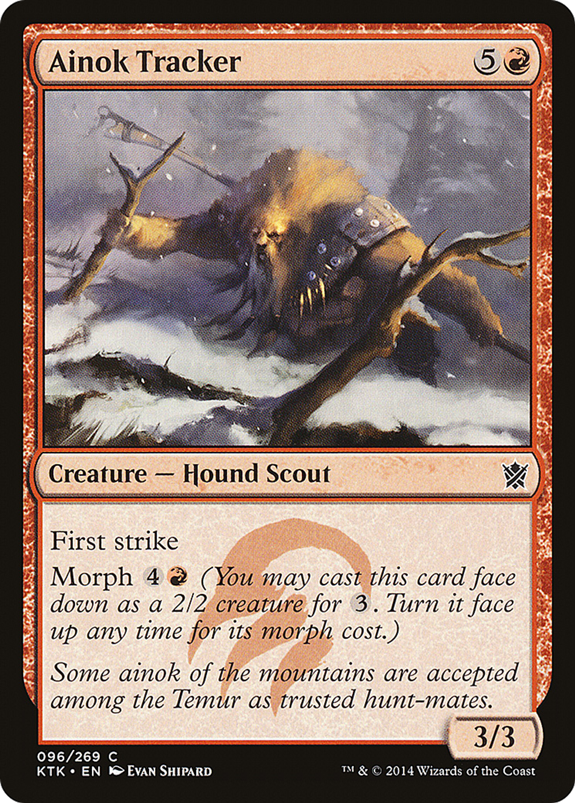 Ainok Tracker — Khans of Tarkir — Magic: The Gathering