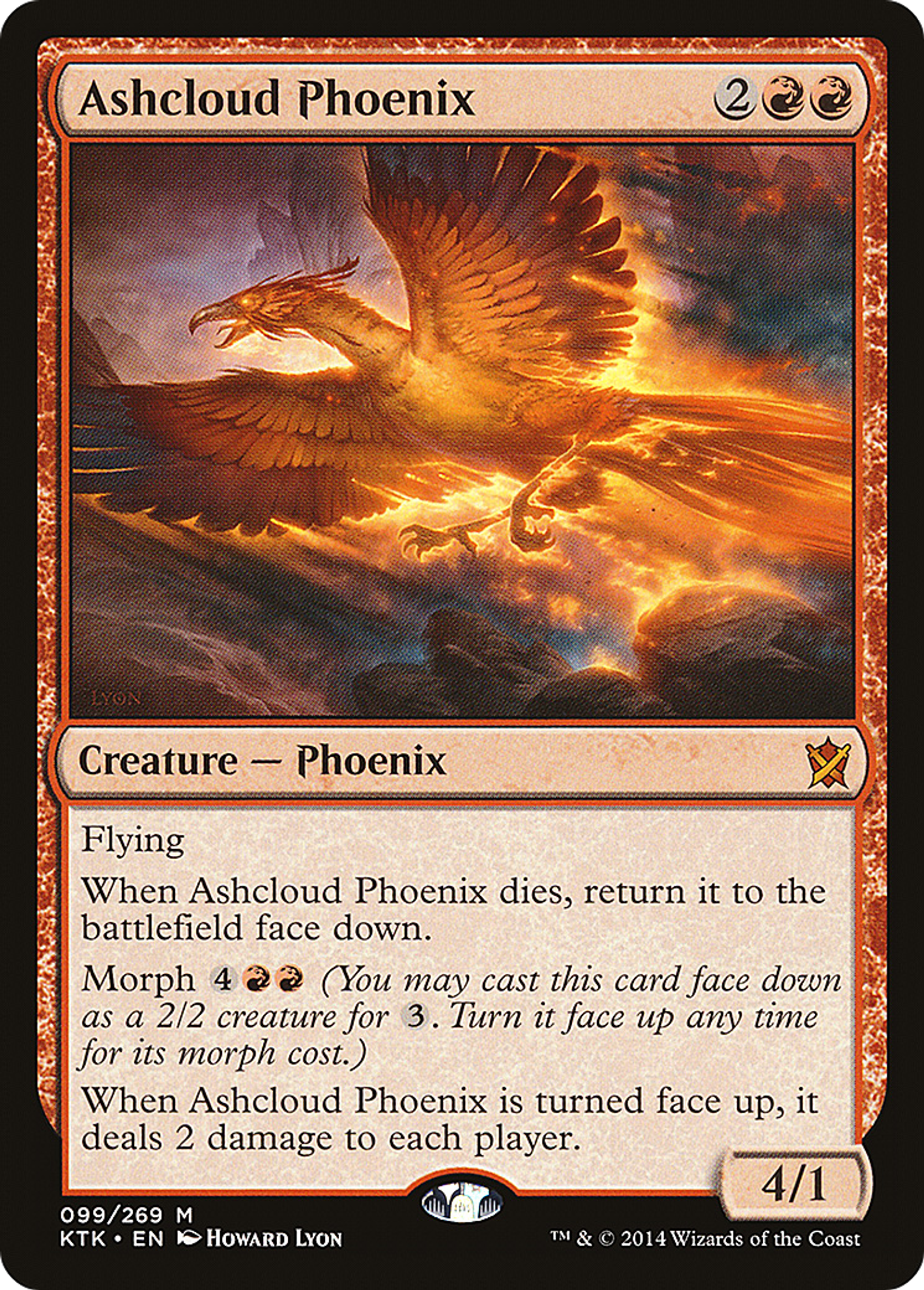 Ashcloud Phoenix — Khans of Tarkir — Magic: The Gathering