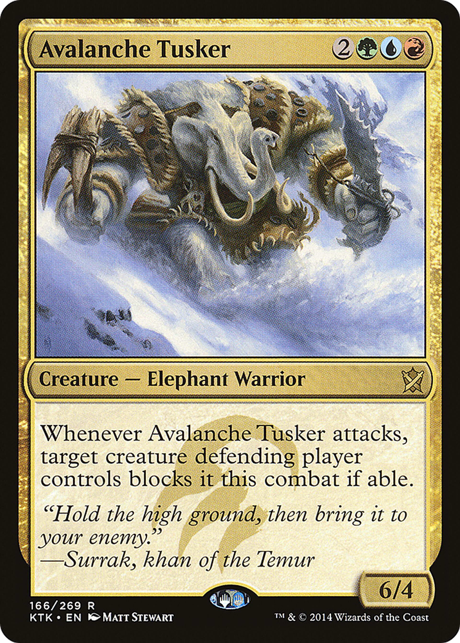 Avalanche Tusker — Khans of Tarkir — Magic: The Gathering