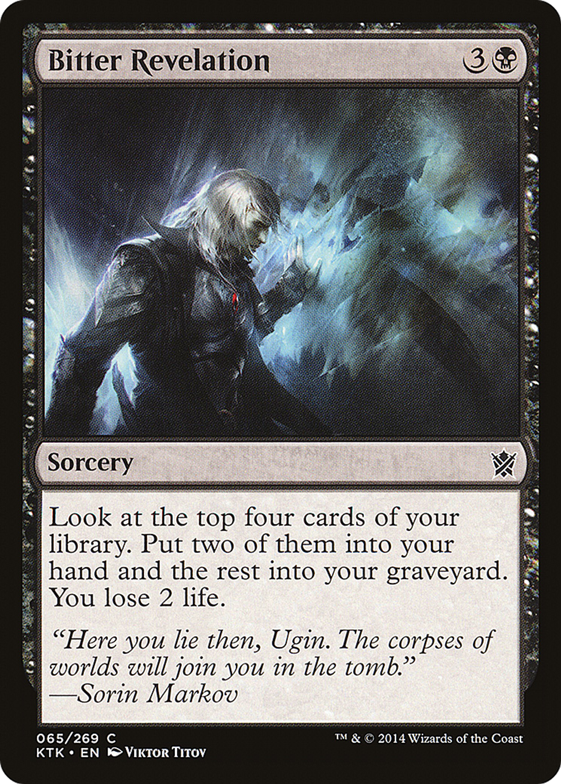 Bitter Revelation — Khans of Tarkir — Magic: The Gathering