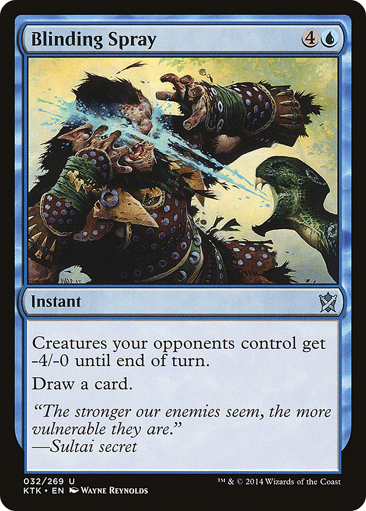 Blinding Spray — Khans of Tarkir — Magic: The Gathering