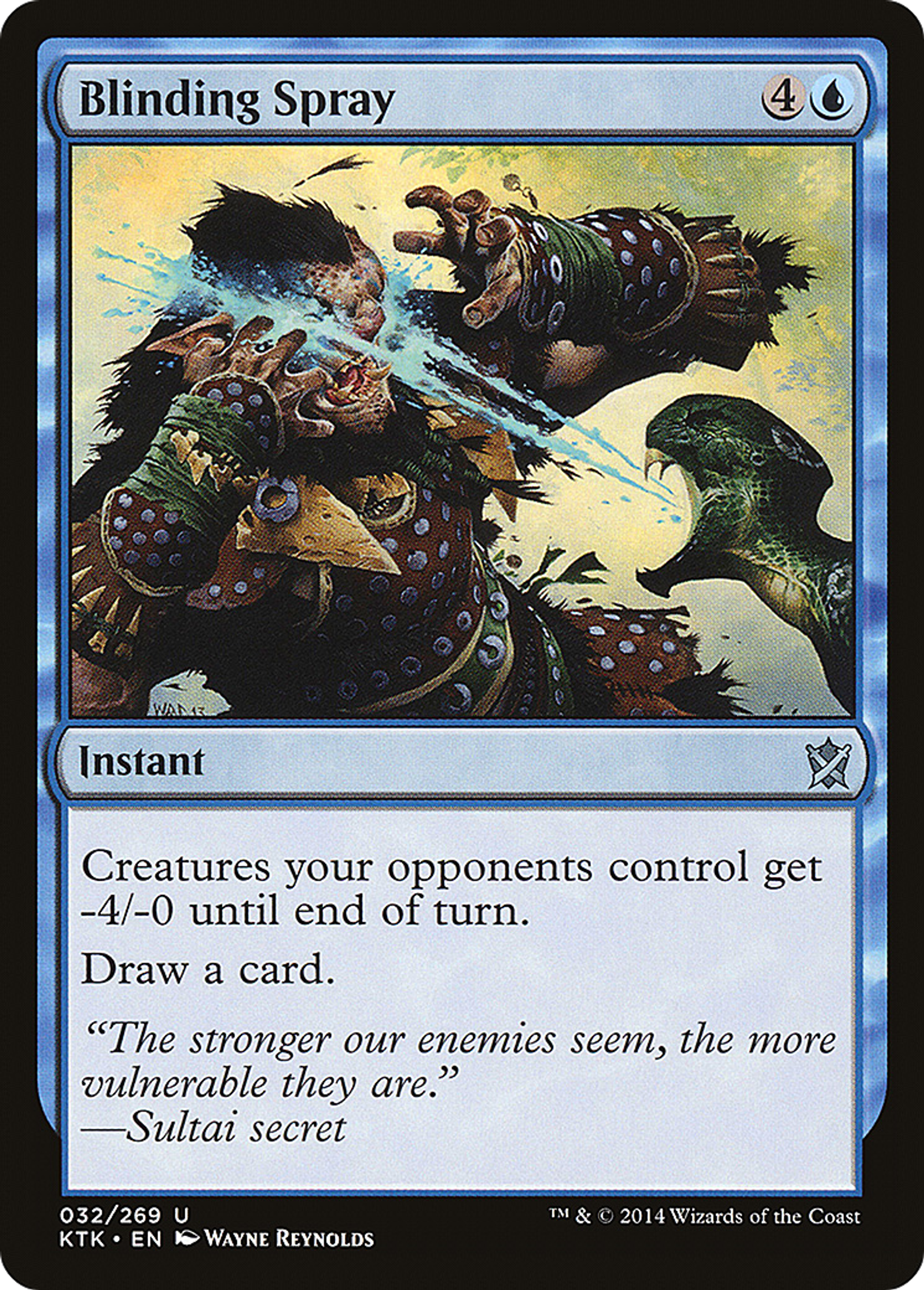 Blinding Spray — Khans of Tarkir — Magic: The Gathering