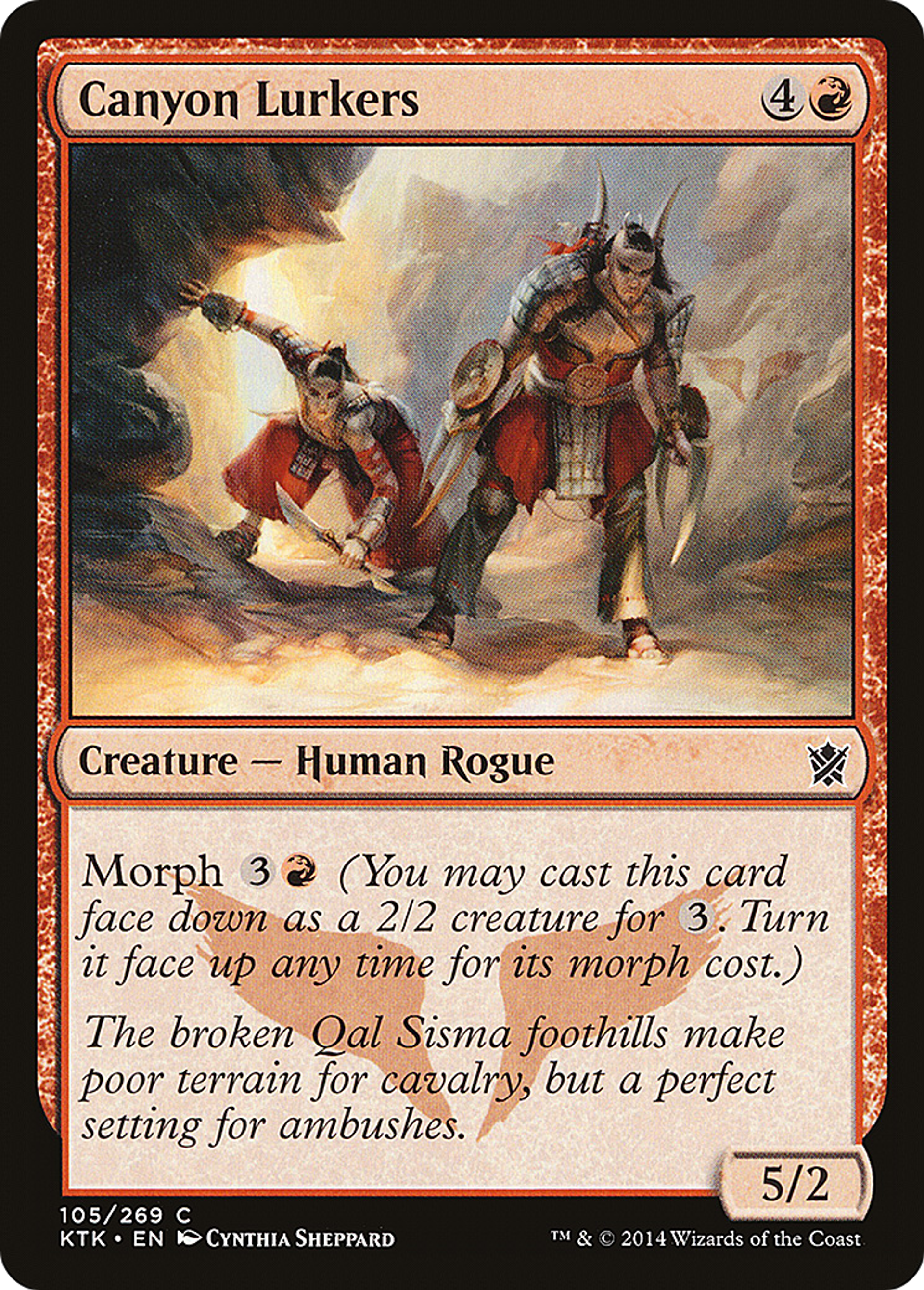 Canyon Lurkers — Khans of Tarkir — Magic: The Gathering