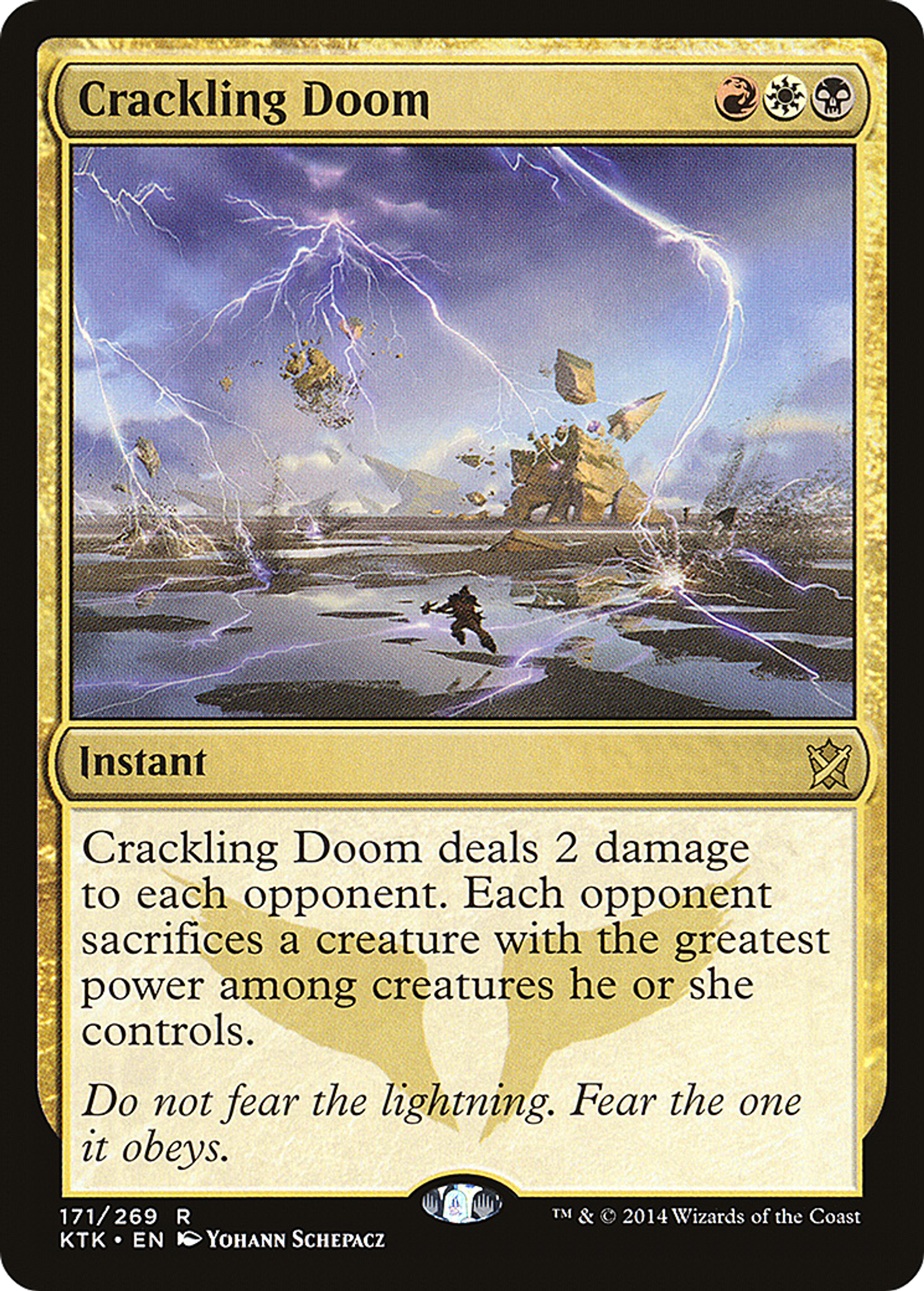Crackling Doom — Khans of Tarkir — Magic: The Gathering