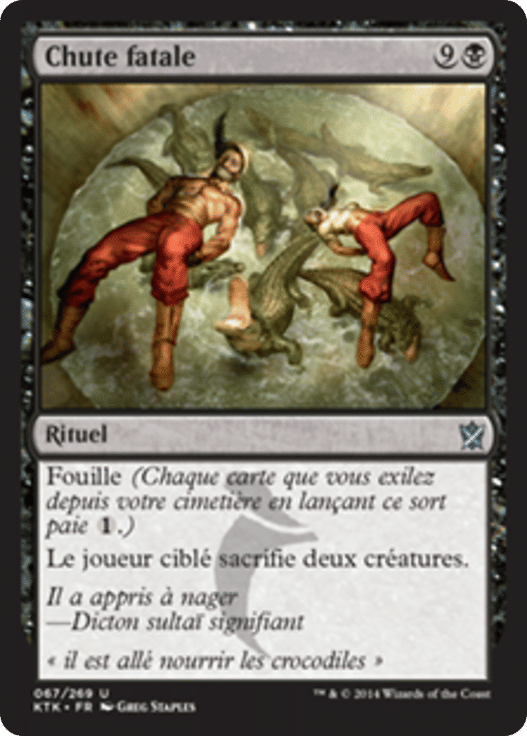 Chute fatale — Khans of Tarkir — Magic: The Gathering