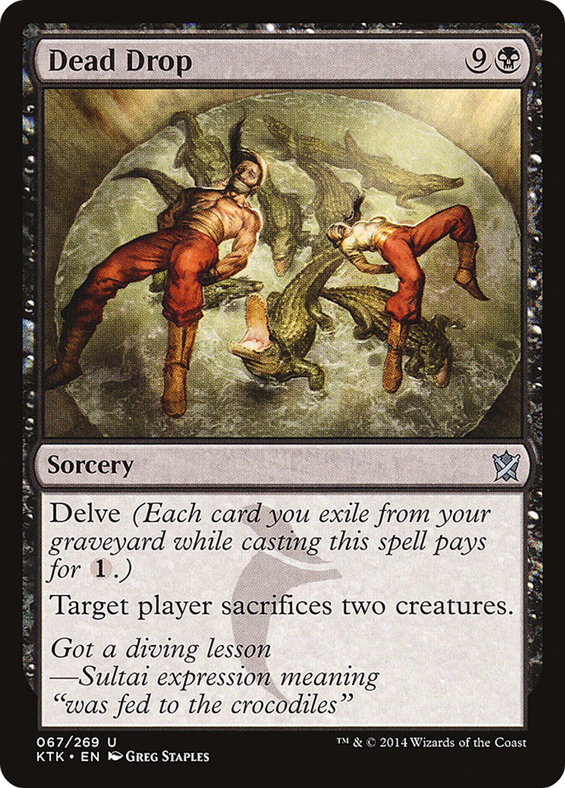 Dead Drop — Khans of Tarkir — Magic: The Gathering