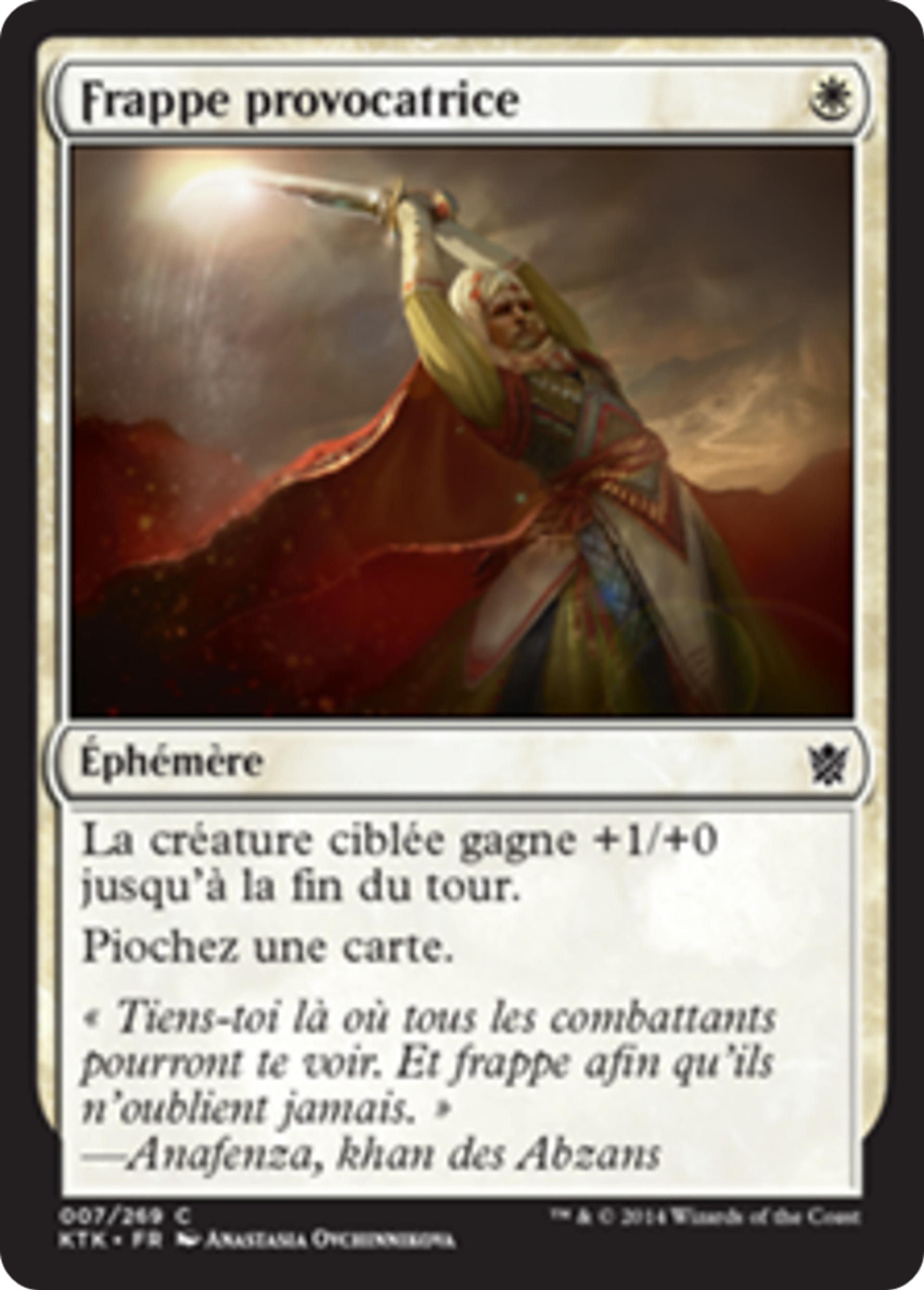 Frappe provocatrice — Khans of Tarkir — Magic: The Gathering