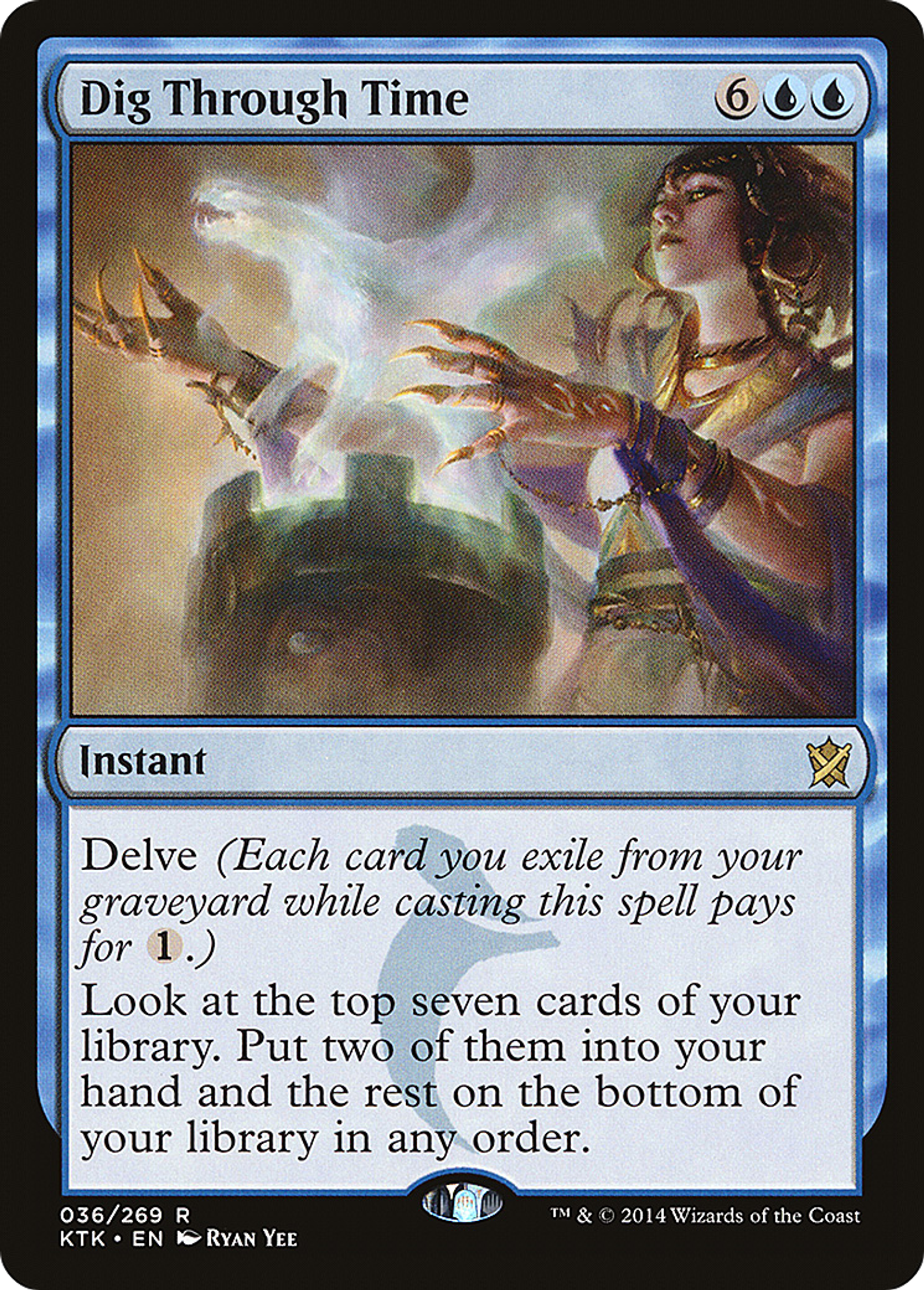 Dig Through Time — Khans of Tarkir — Magic: The Gathering