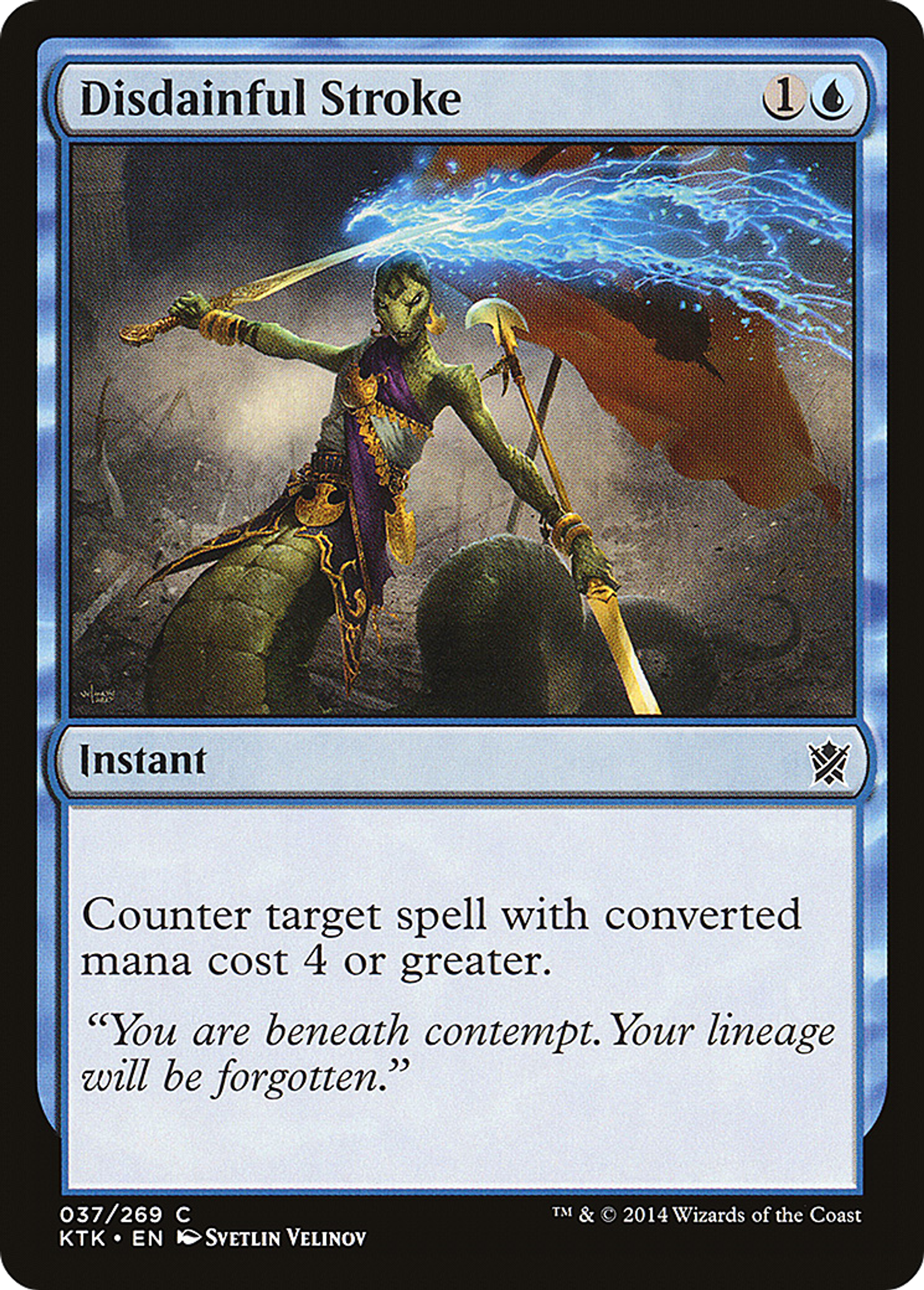 Disdainful Stroke — Khans of Tarkir — Magic: The Gathering