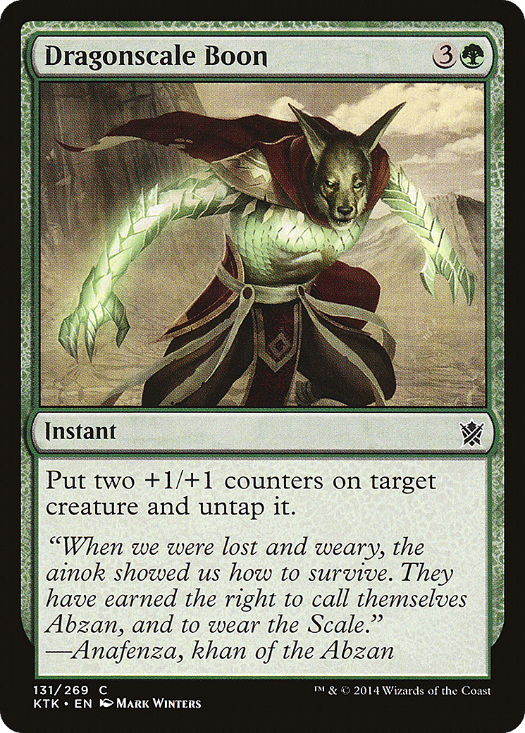 Dragonscale Boon — Khans of Tarkir — Magic: The Gathering