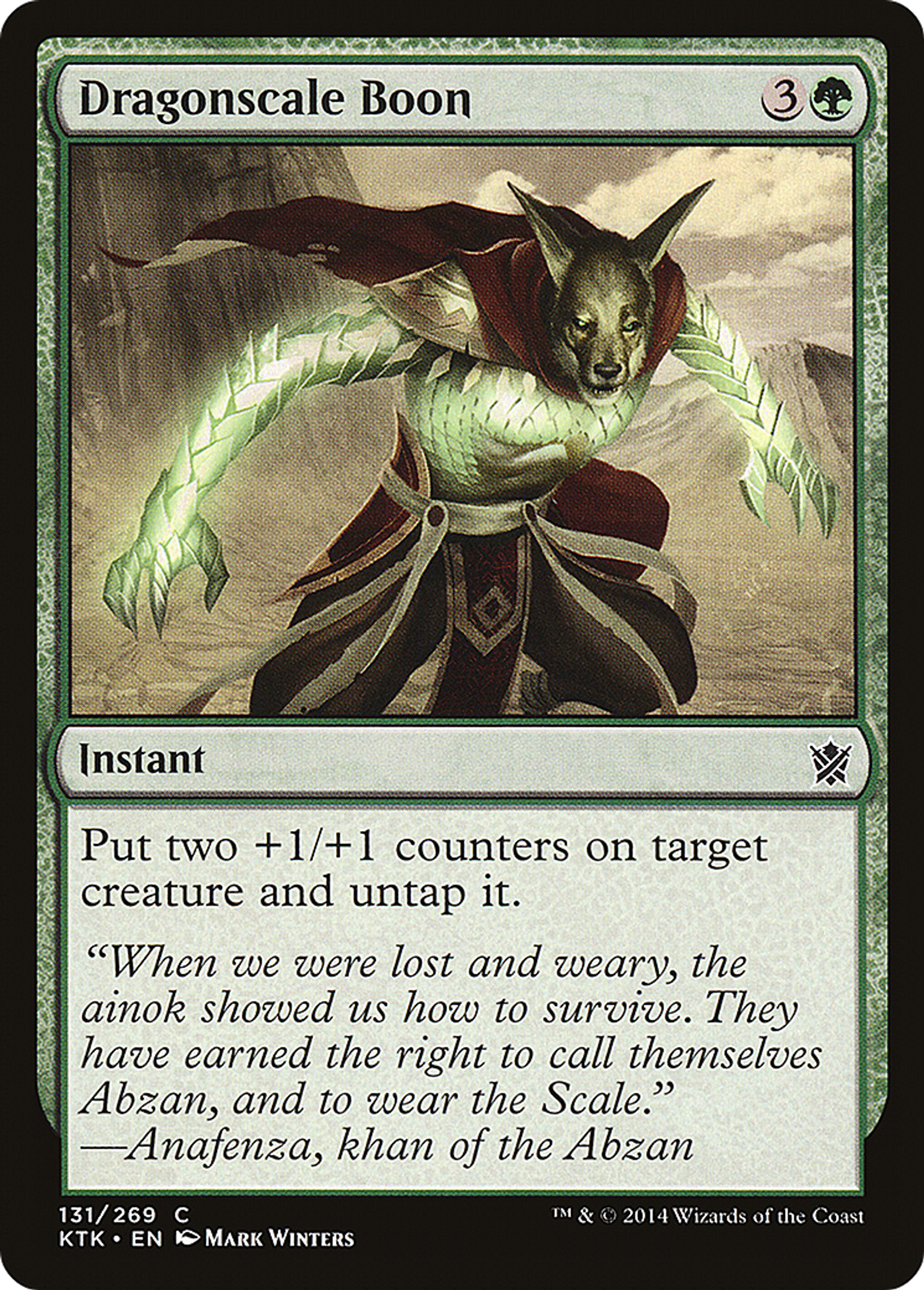 Dragonscale Boon — Khans of Tarkir — Magic: The Gathering