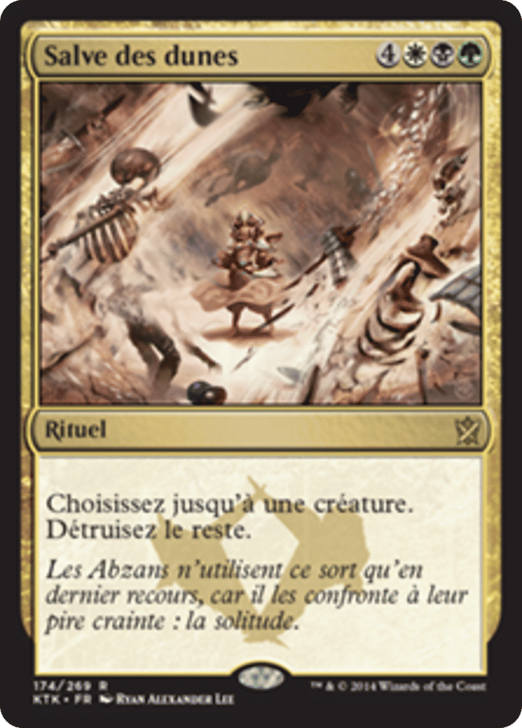 Salve des dunes — Khans of Tarkir — Magic: The Gathering