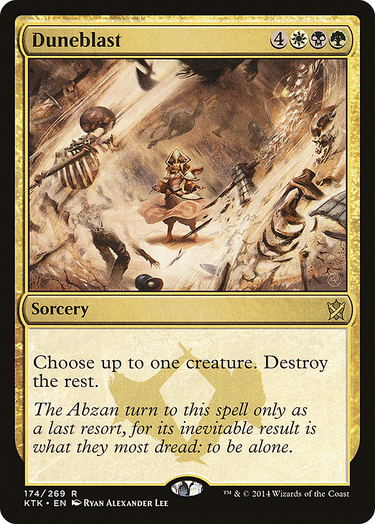 Duneblast — Khans of Tarkir — Magic: The Gathering