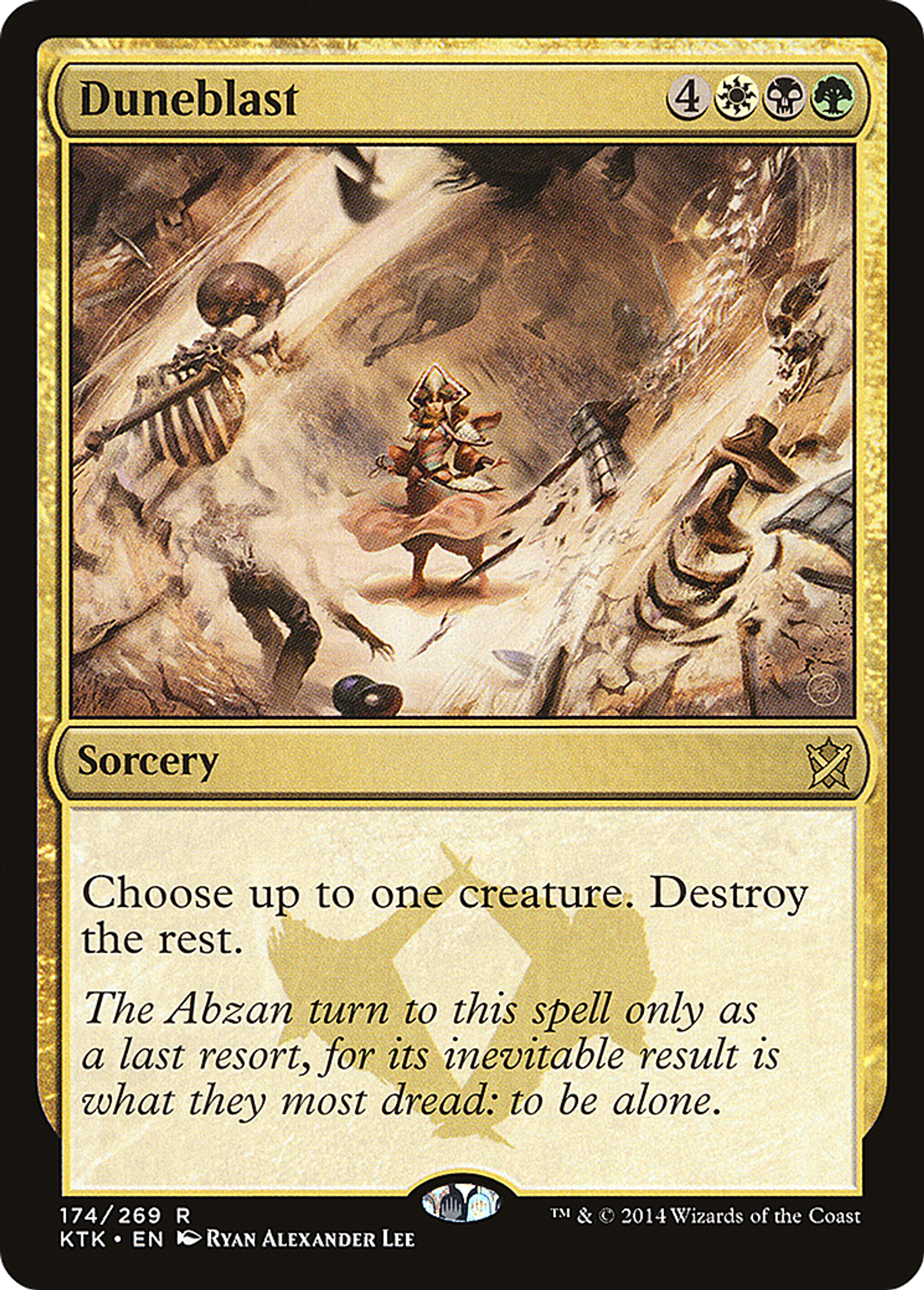 Duneblast — Khans of Tarkir — Magic: The Gathering