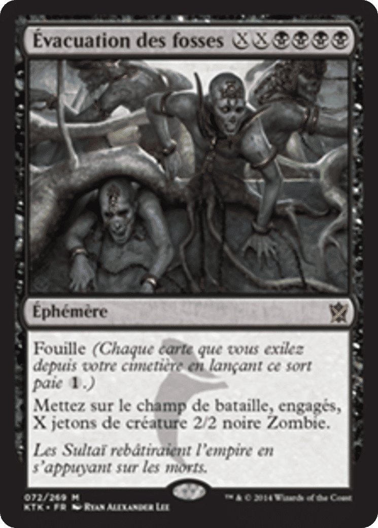 Évacuation des fosses — Khans of Tarkir — Magic: The Gathering