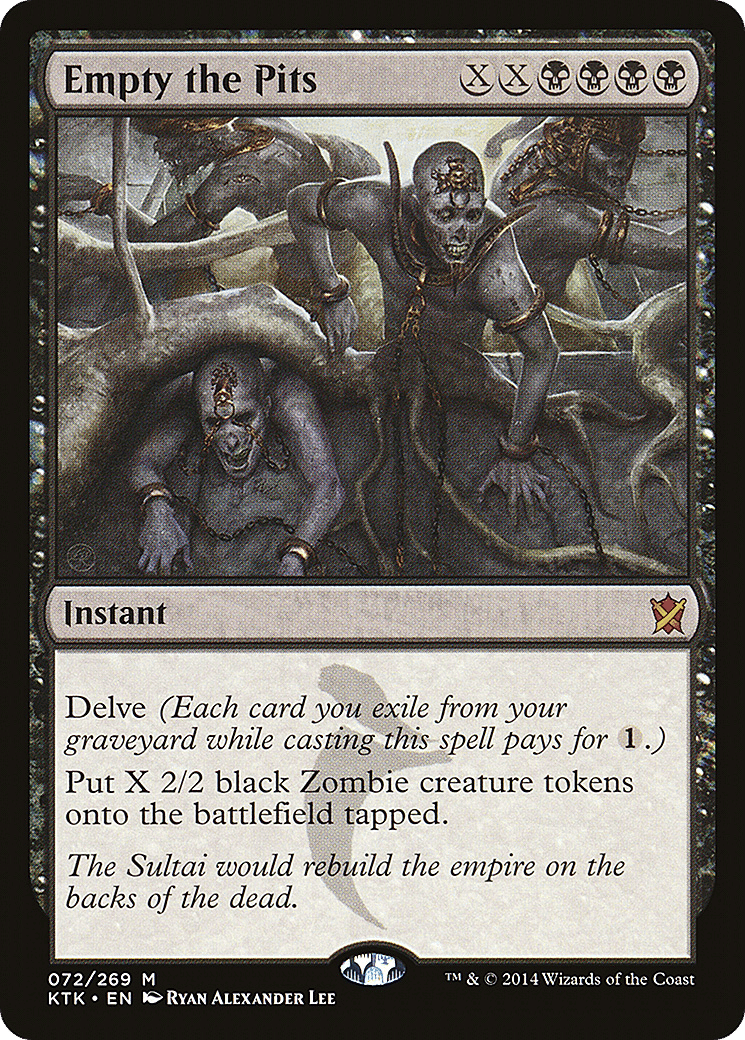 Empty the Pits — Khans of Tarkir — Magic: The Gathering