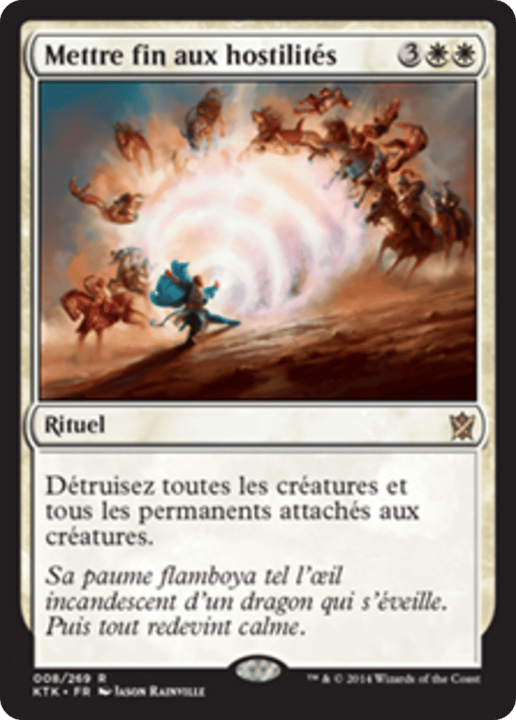 Mettre fin aux hostilités — Khans of Tarkir — Magic: The Gathering
