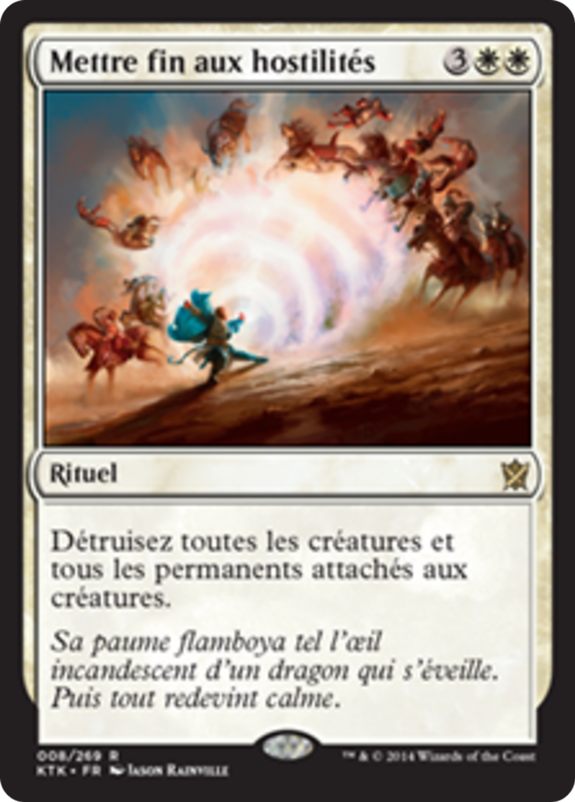 Mettre fin aux hostilités — Khans of Tarkir — Magic: The Gathering