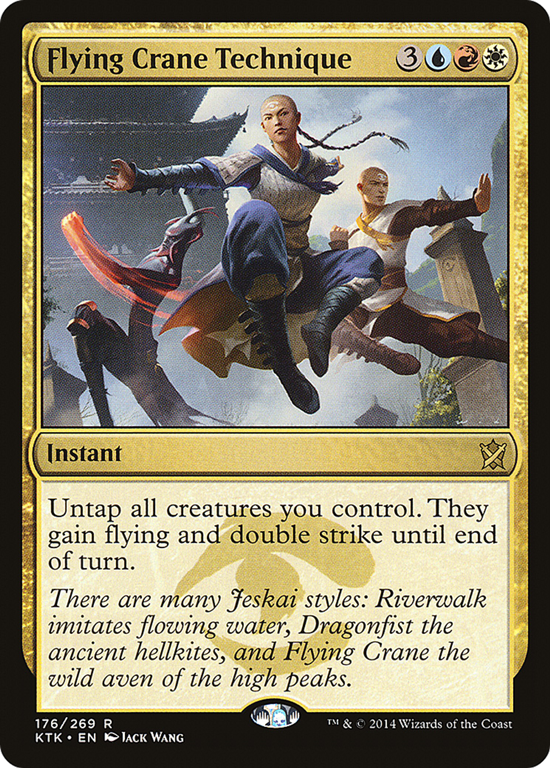 Flying Crane Technique — Khans of Tarkir — Magic: The Gathering