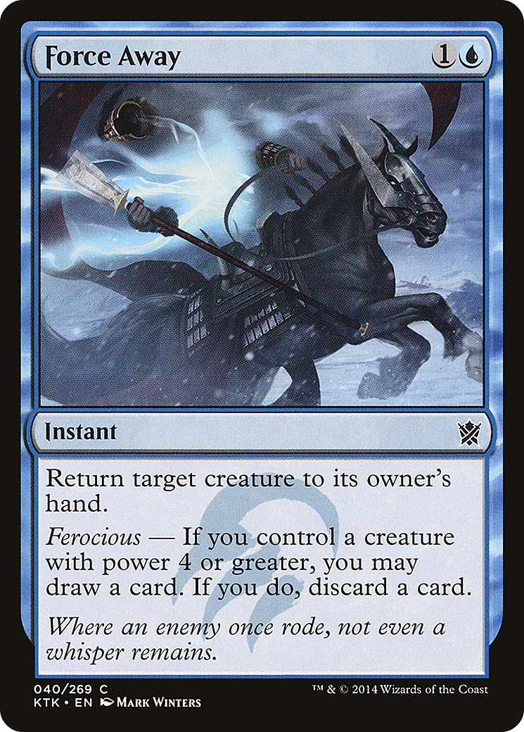 Force Away — Khans of Tarkir — Magic: The Gathering