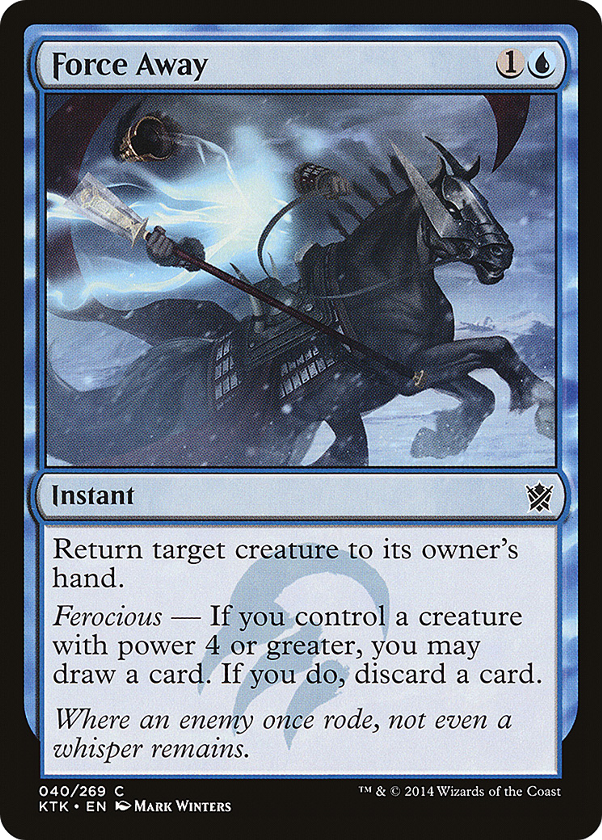 Force Away — Khans of Tarkir — Magic: The Gathering