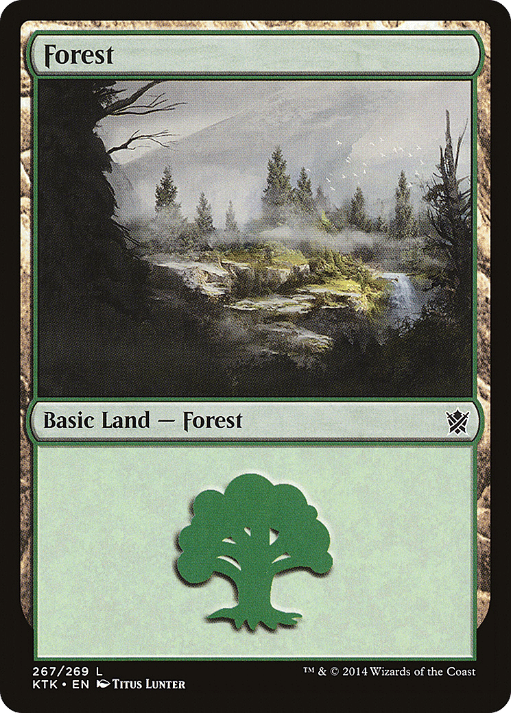 Forest — Khans of Tarkir — Magic: The Gathering