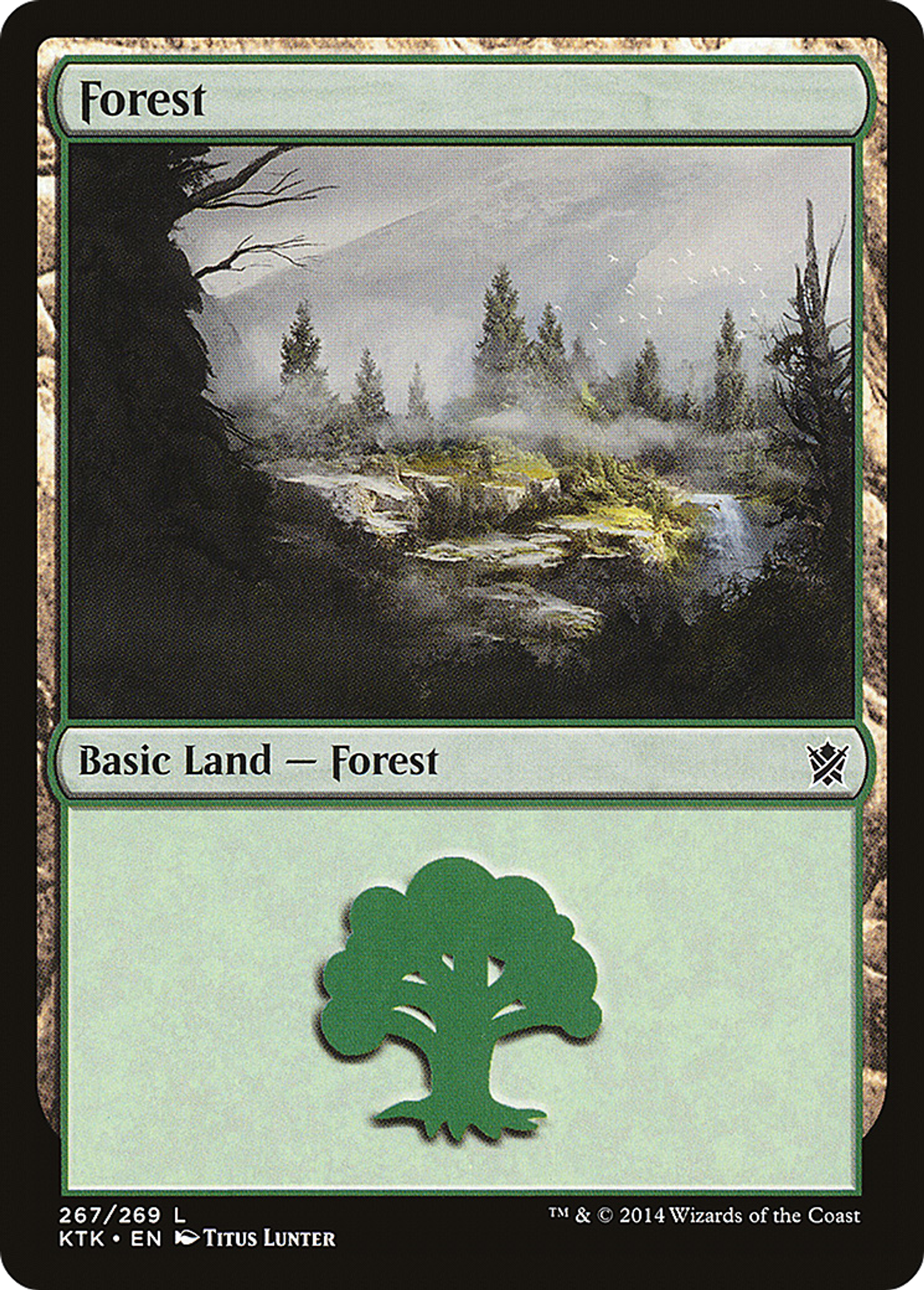 Forêt — Khans of Tarkir — Magic: The Gathering