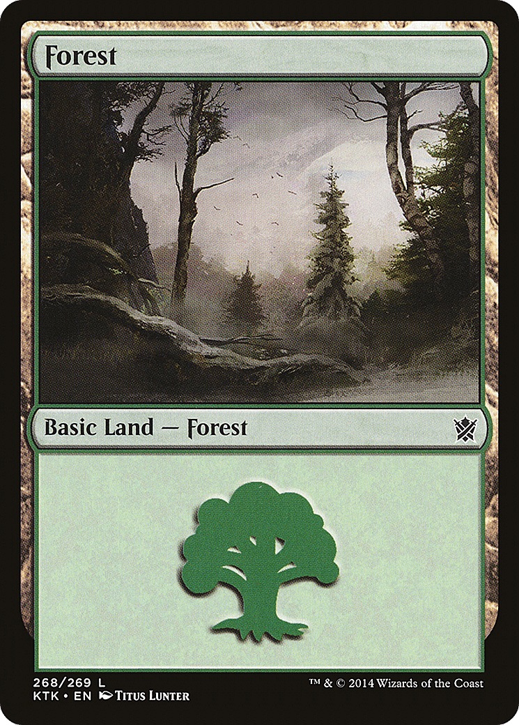 Forest — Khans of Tarkir — Magic: The Gathering