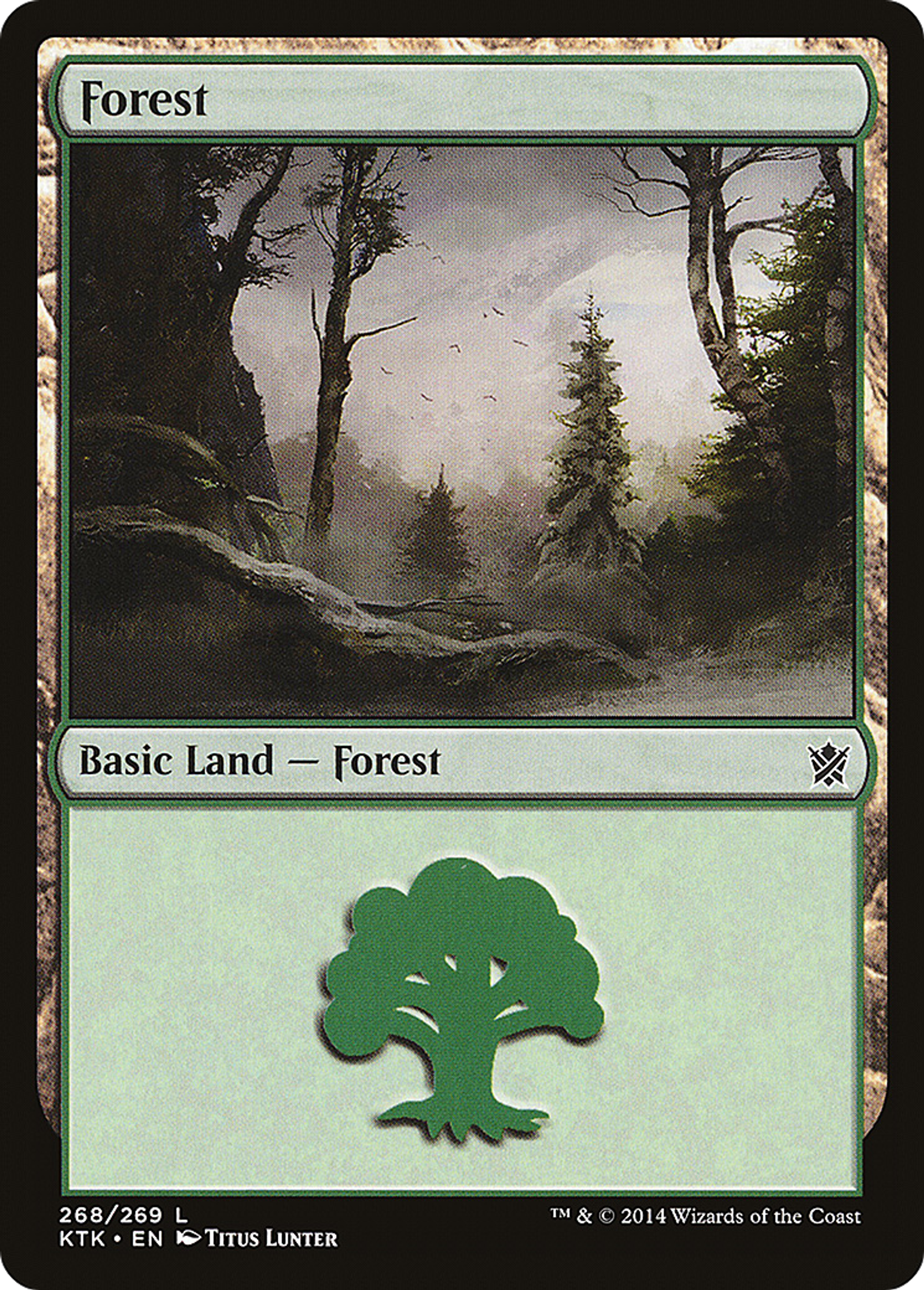 Forest — Khans of Tarkir — Magic: The Gathering