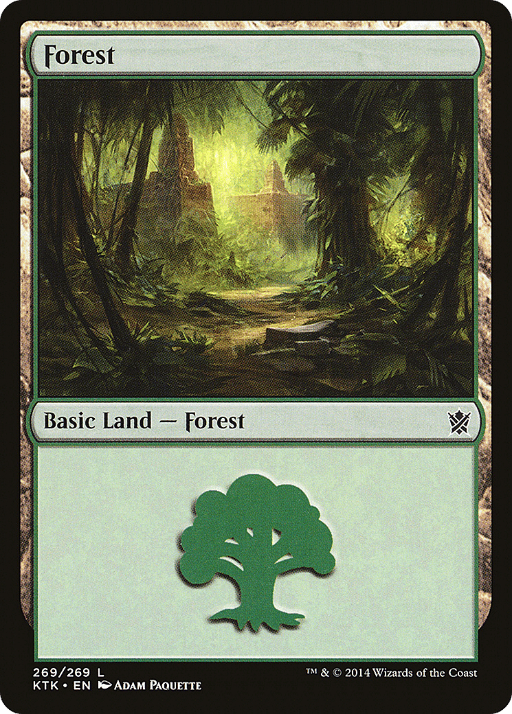 Forest — Khans of Tarkir — Magic: The Gathering
