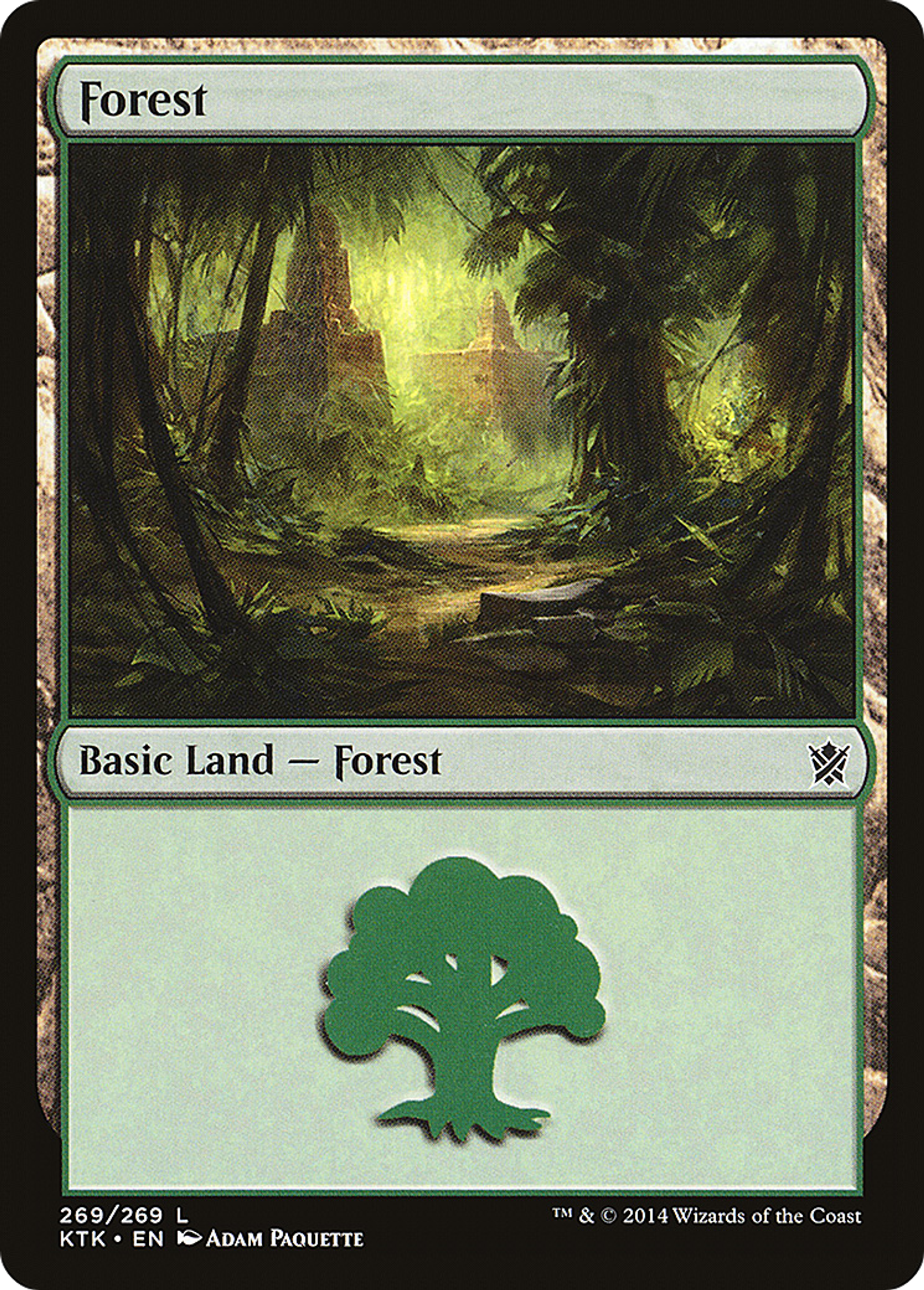 Forest — Khans of Tarkir — Magic: The Gathering