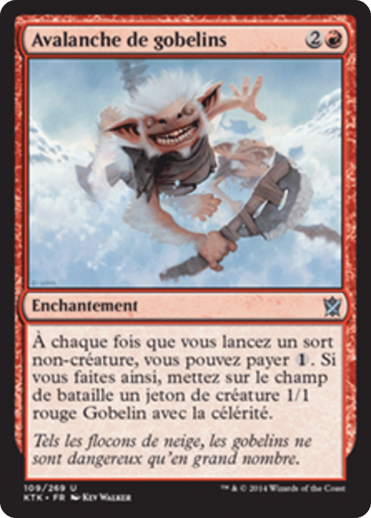 Avalanche de gobelins — Khans of Tarkir — Magic: The Gathering