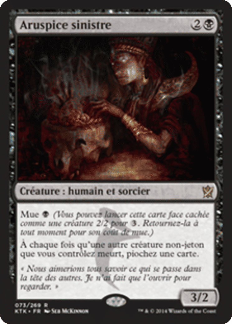 Aruspice sinistre — Khans of Tarkir — Magic: The Gathering