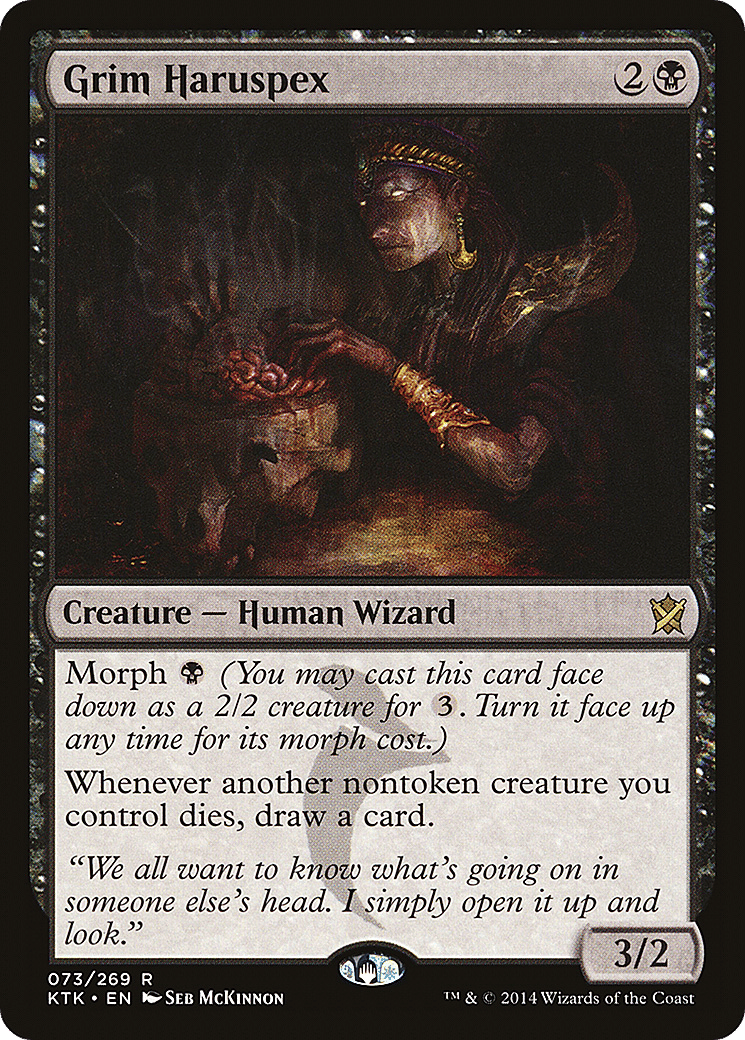 Grim Haruspex — Khans of Tarkir — Magic: The Gathering