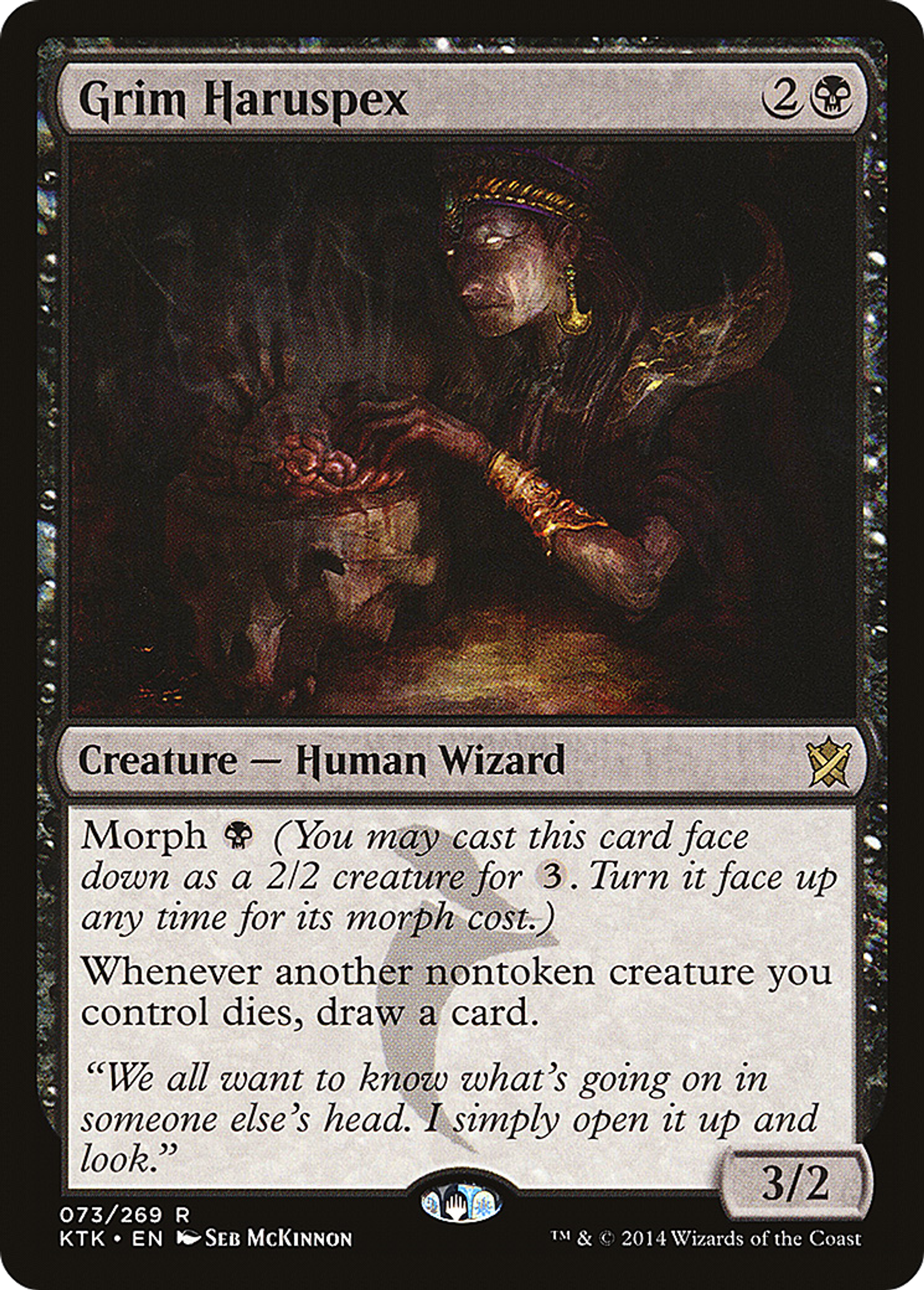 Grim Haruspex — Khans of Tarkir — Magic: The Gathering