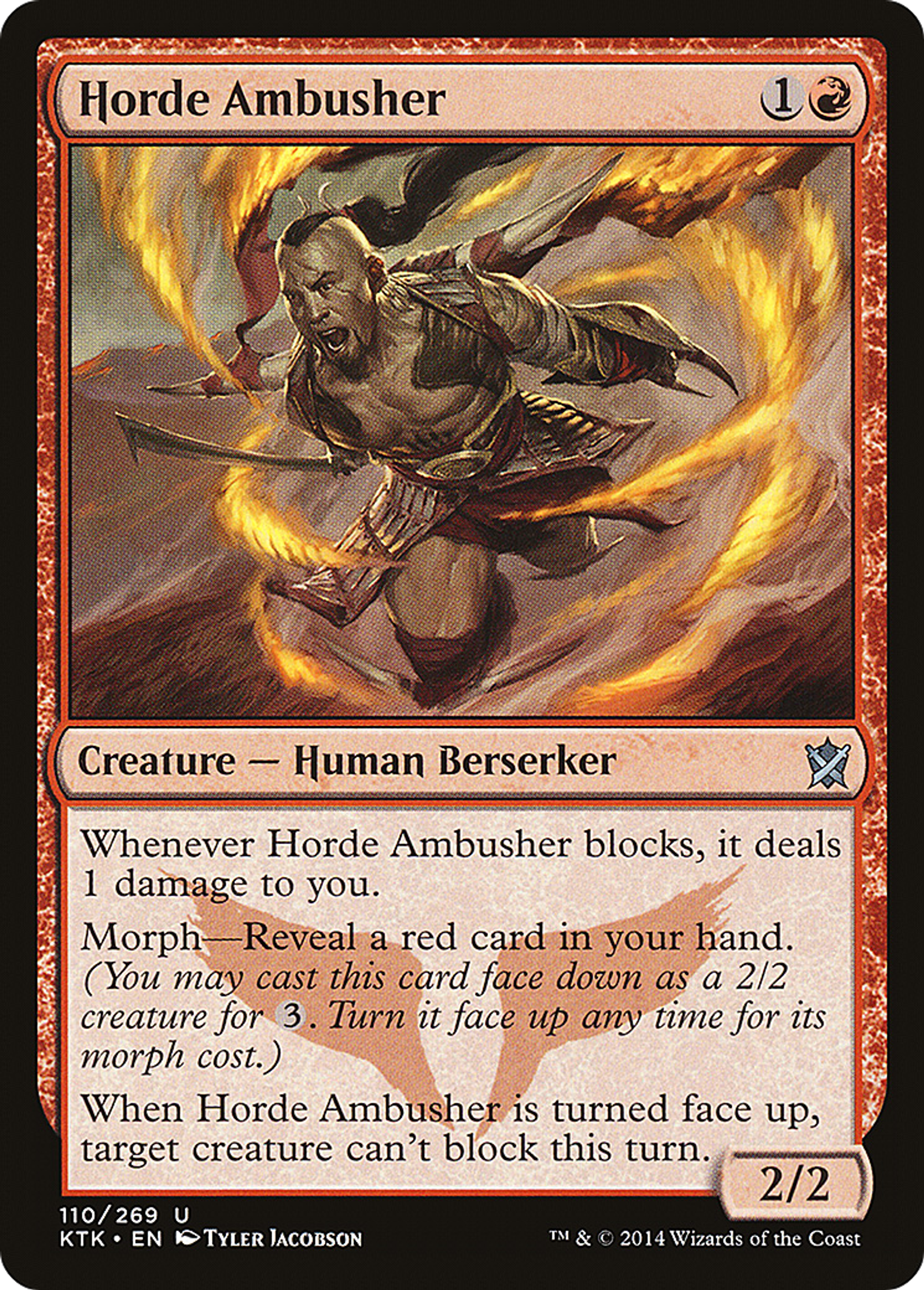 Horde Ambusher — Khans of Tarkir — Magic: The Gathering