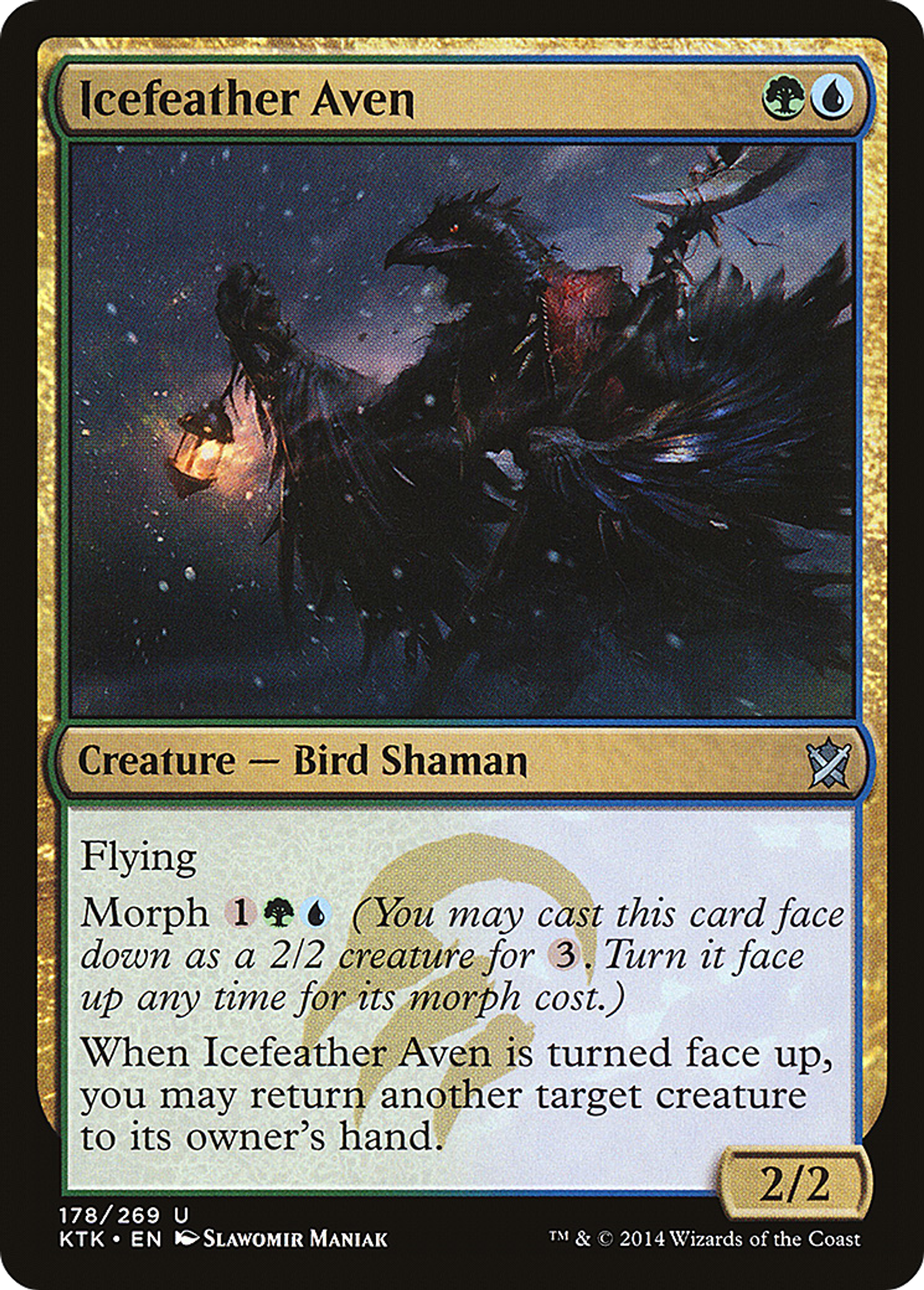 Icefeather Aven — Khans of Tarkir — Magic: The Gathering