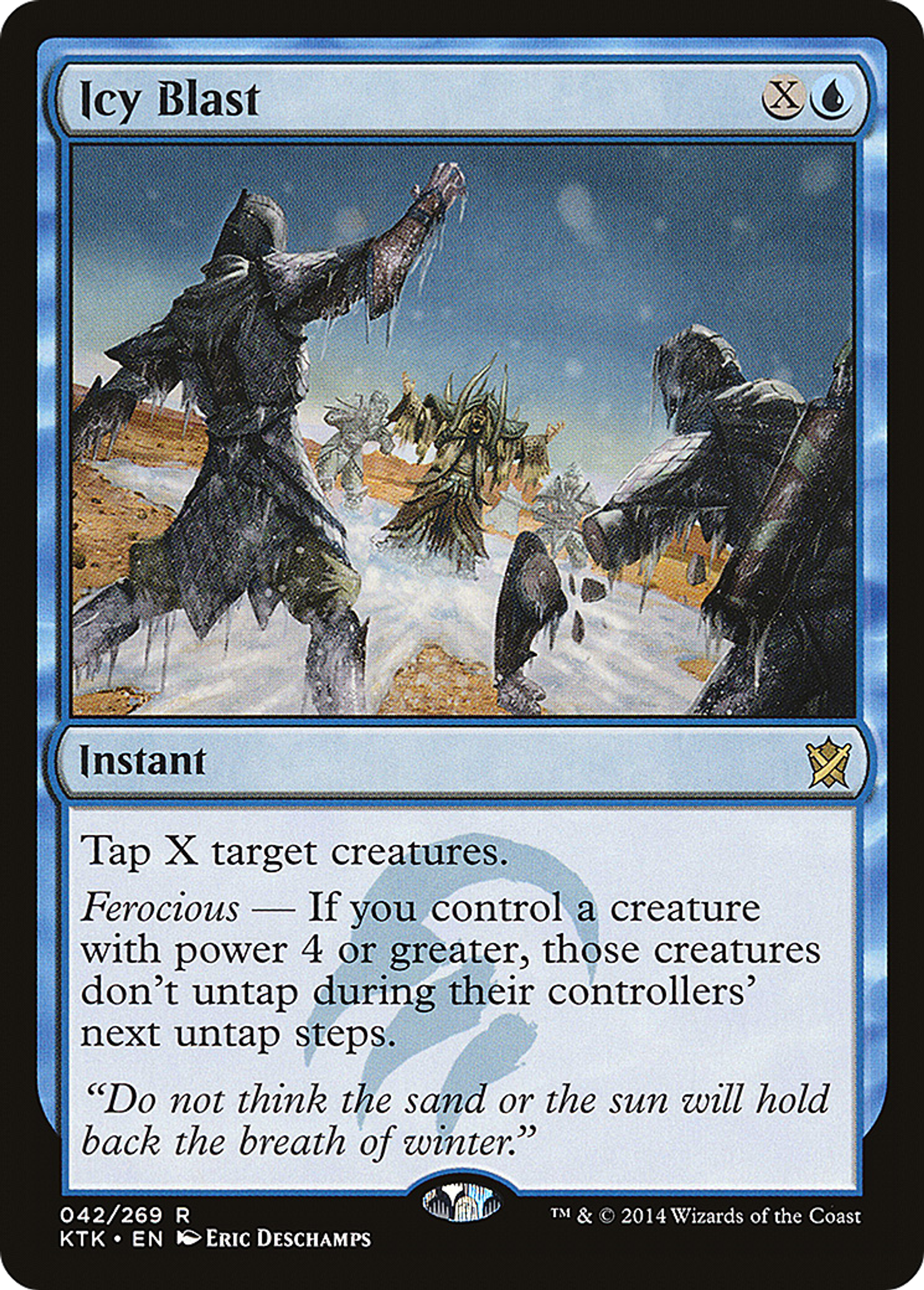 Icy Blast — Khans of Tarkir — Magic: The Gathering