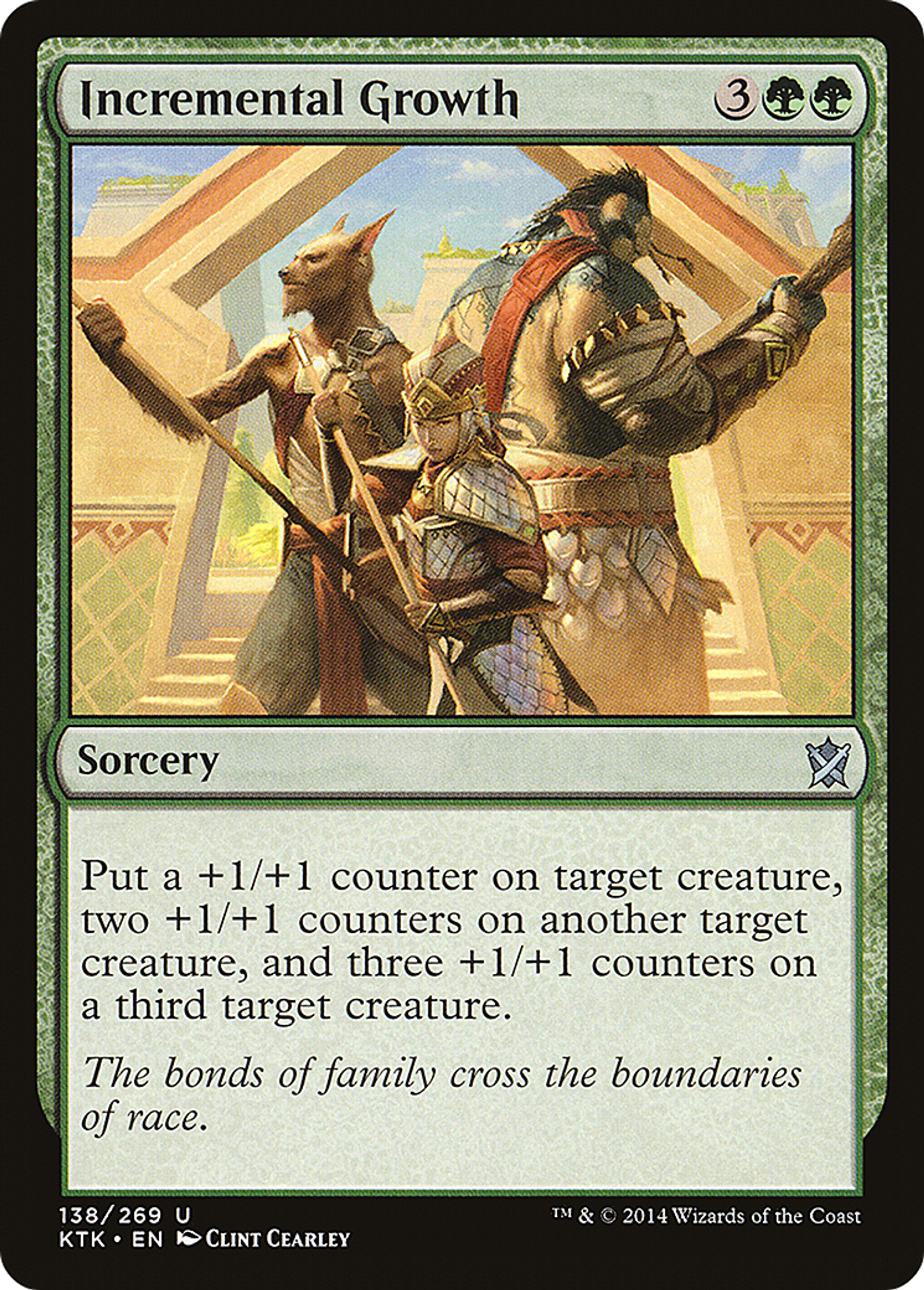 Incremental Growth — Khans of Tarkir — Magic: The Gathering