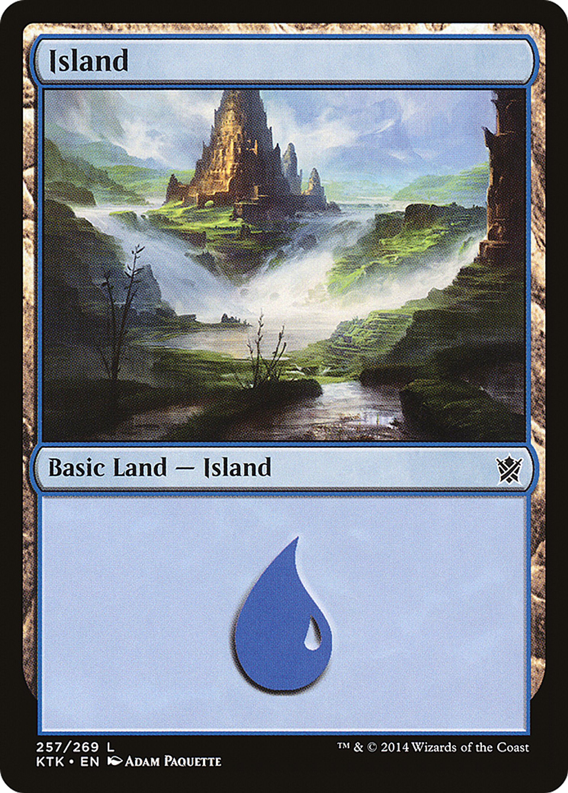 Island — Khans of Tarkir — Magic: The Gathering