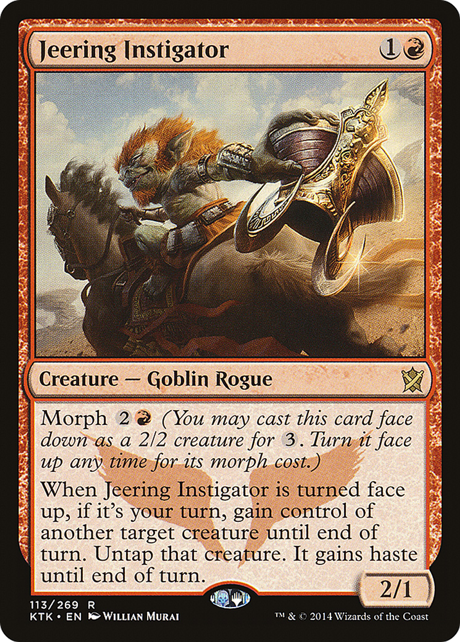 Jeering Instigator — Khans of Tarkir — Magic: The Gathering