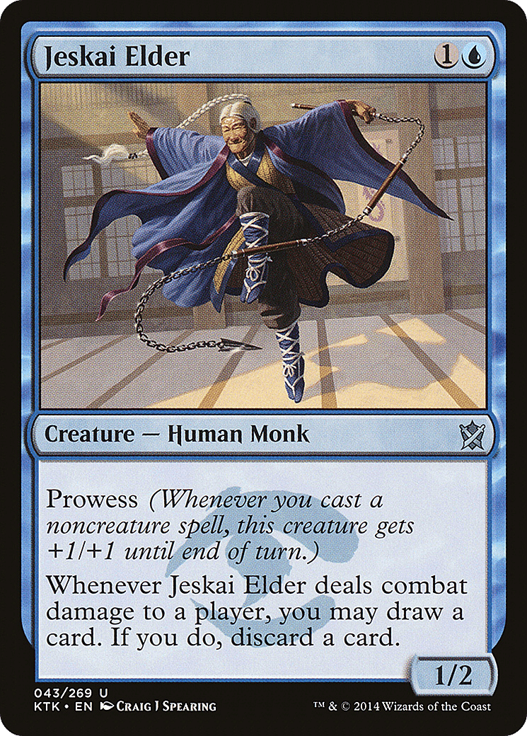 Jeskai Elder — Khans of Tarkir — Magic: The Gathering