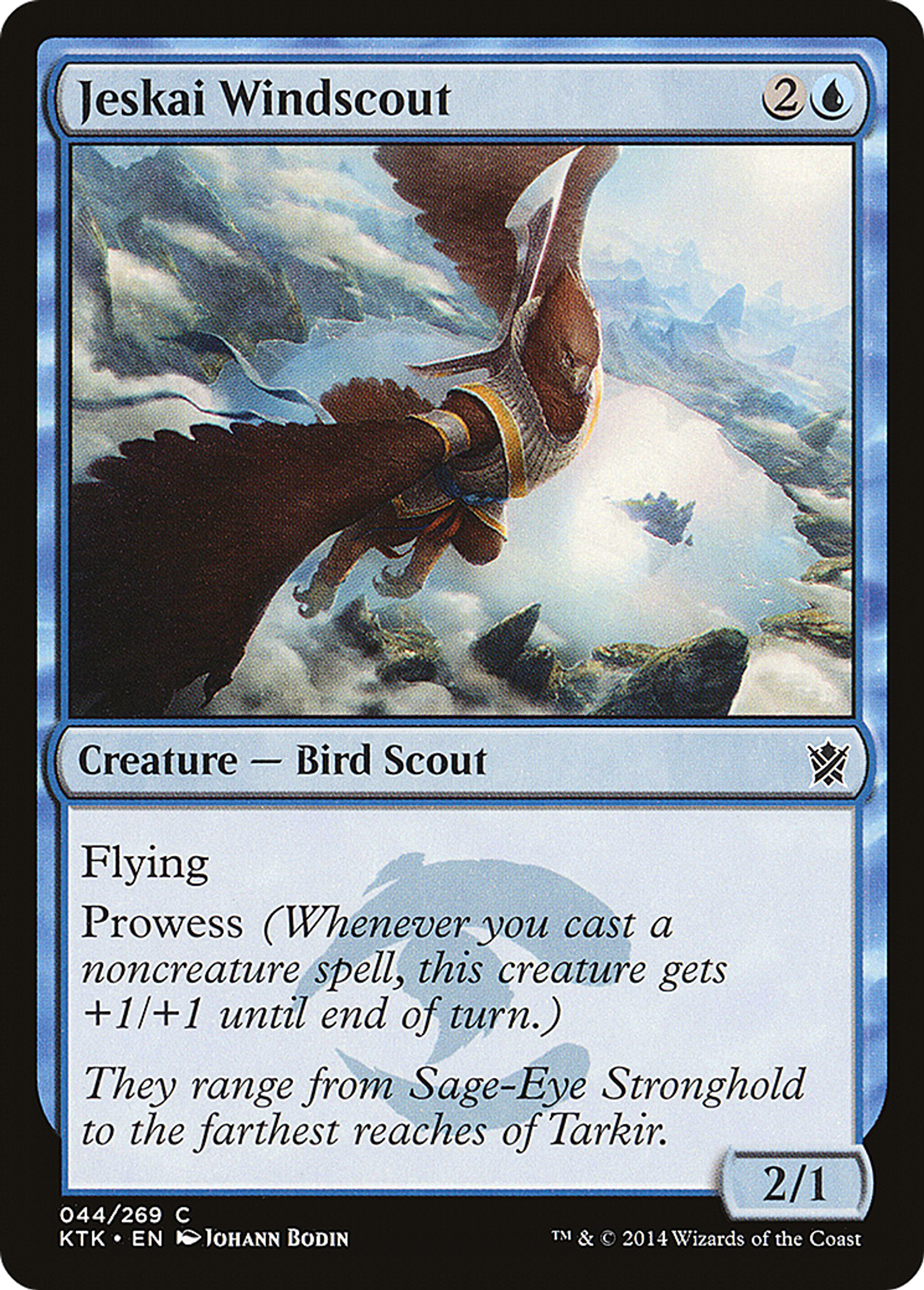 Jeskai Windscout — Khans of Tarkir — Magic: The Gathering