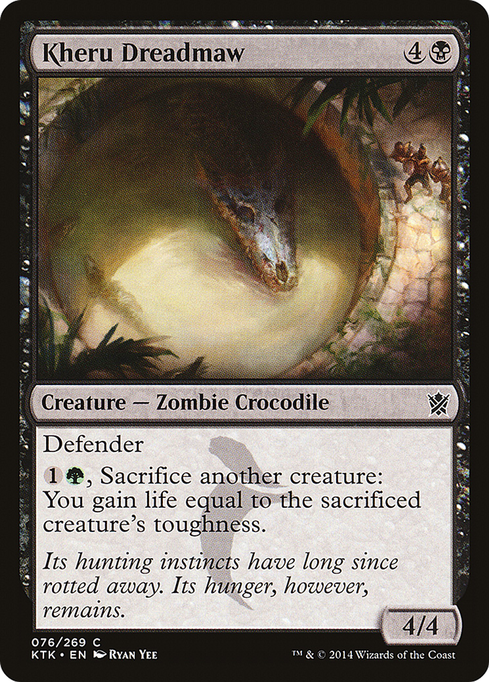 Kheru Dreadmaw — Khans of Tarkir — Magic: The Gathering