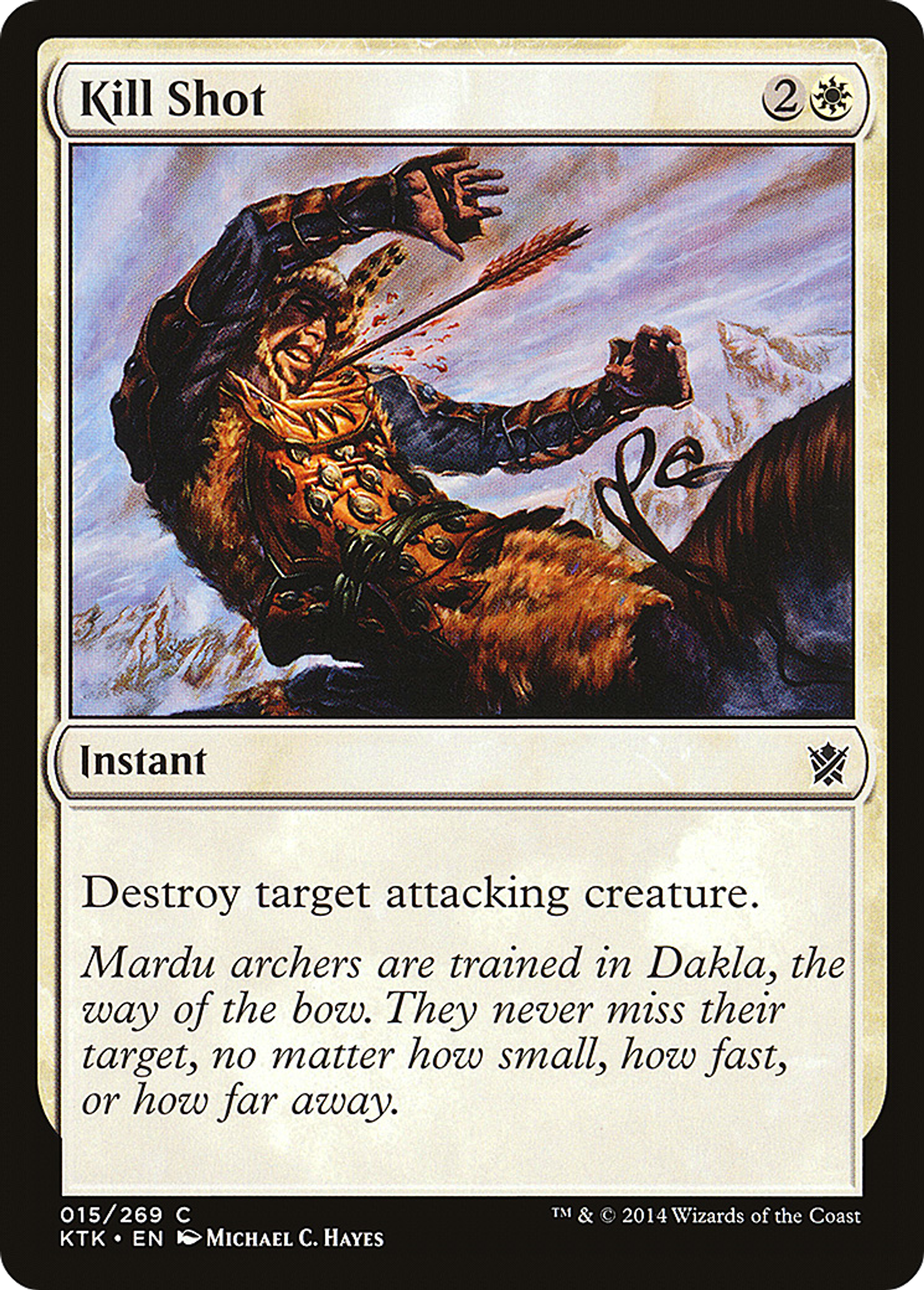 Kill Shot — Khans of Tarkir — Magic: The Gathering