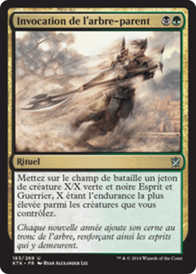 Invocation de l'arbre-parent — Khans of Tarkir — Magic: The Gathering