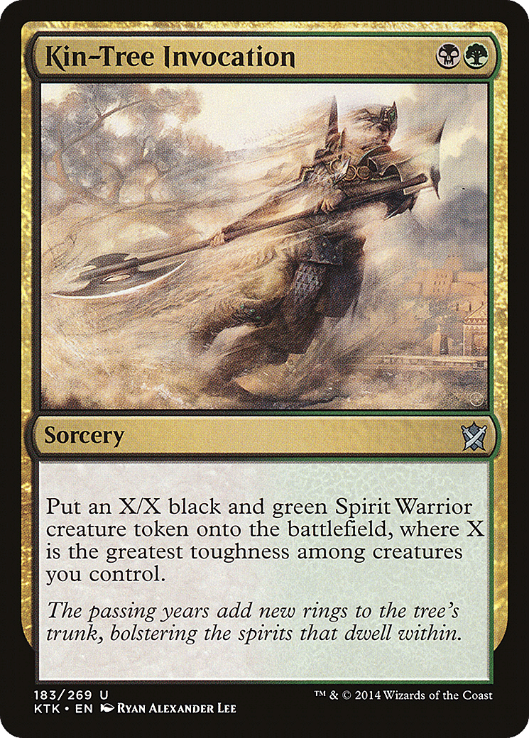 Kin-Tree Invocation — Khans of Tarkir — Magic: The Gathering