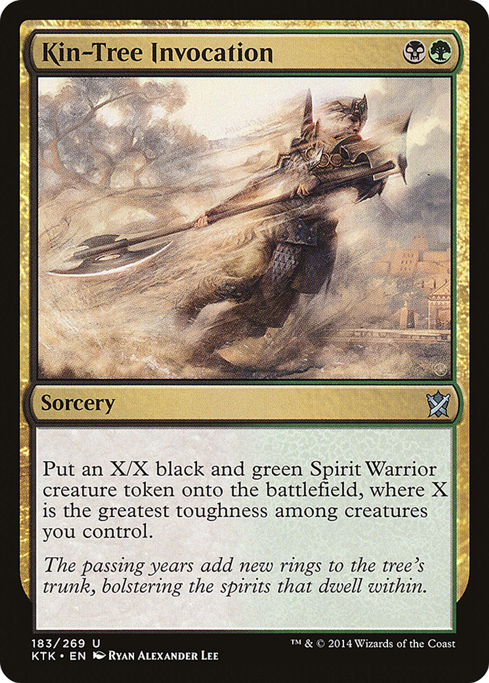 Kin-Tree Invocation — Khans of Tarkir — Magic: The Gathering