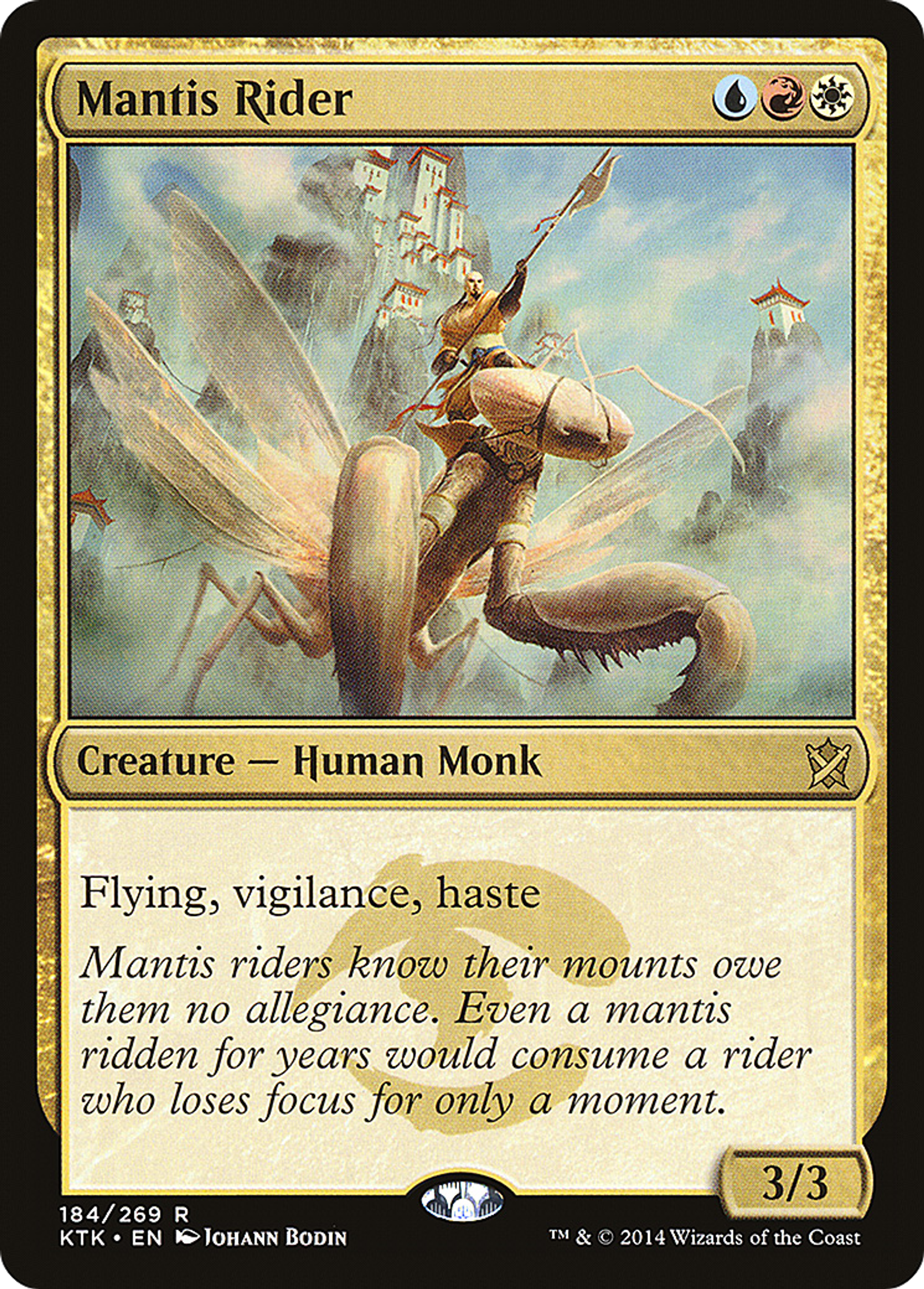 Mantis Rider — Khans of Tarkir — Magic: The Gathering