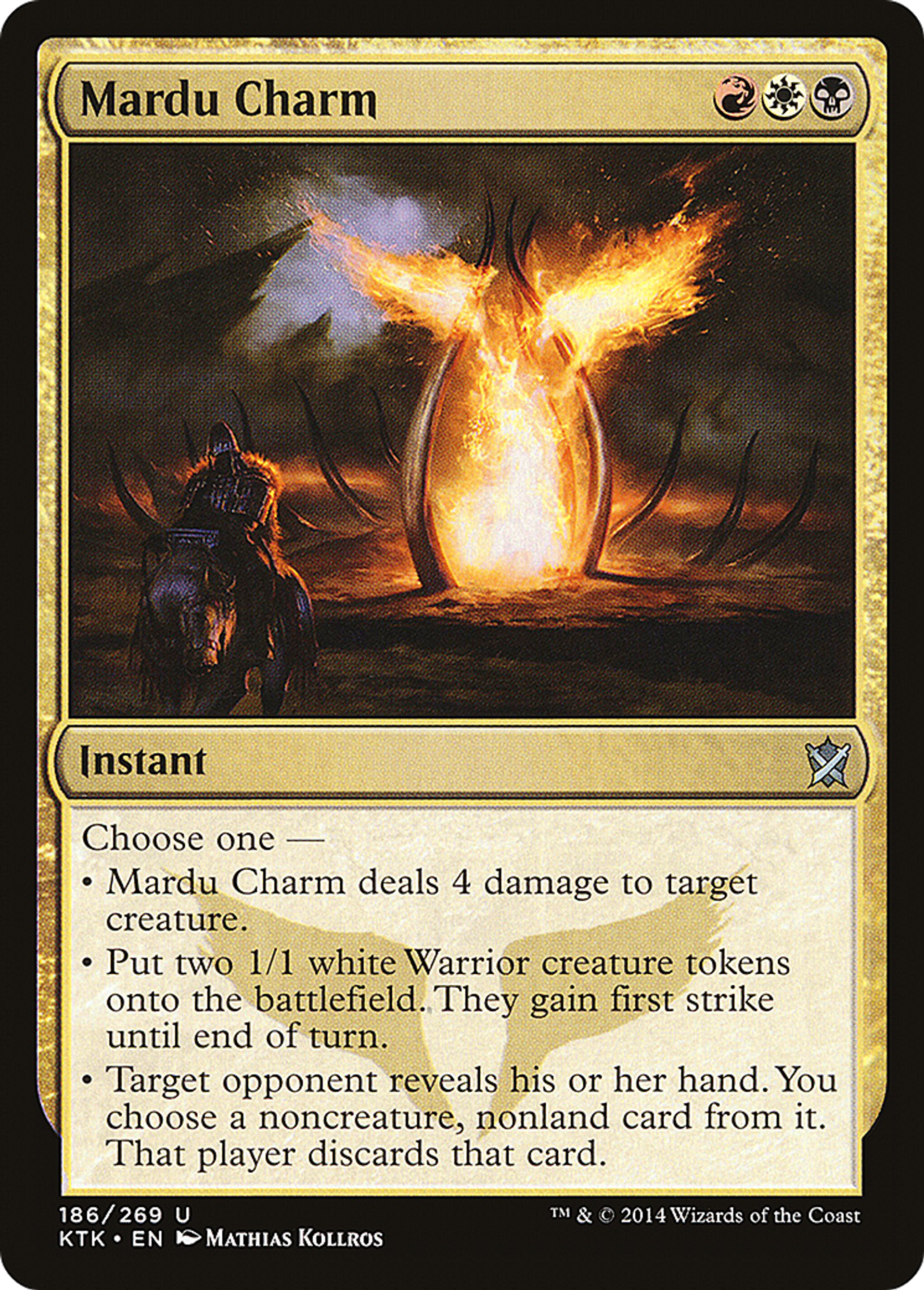 Charme de Mardu — Khans of Tarkir — Magic: The Gathering